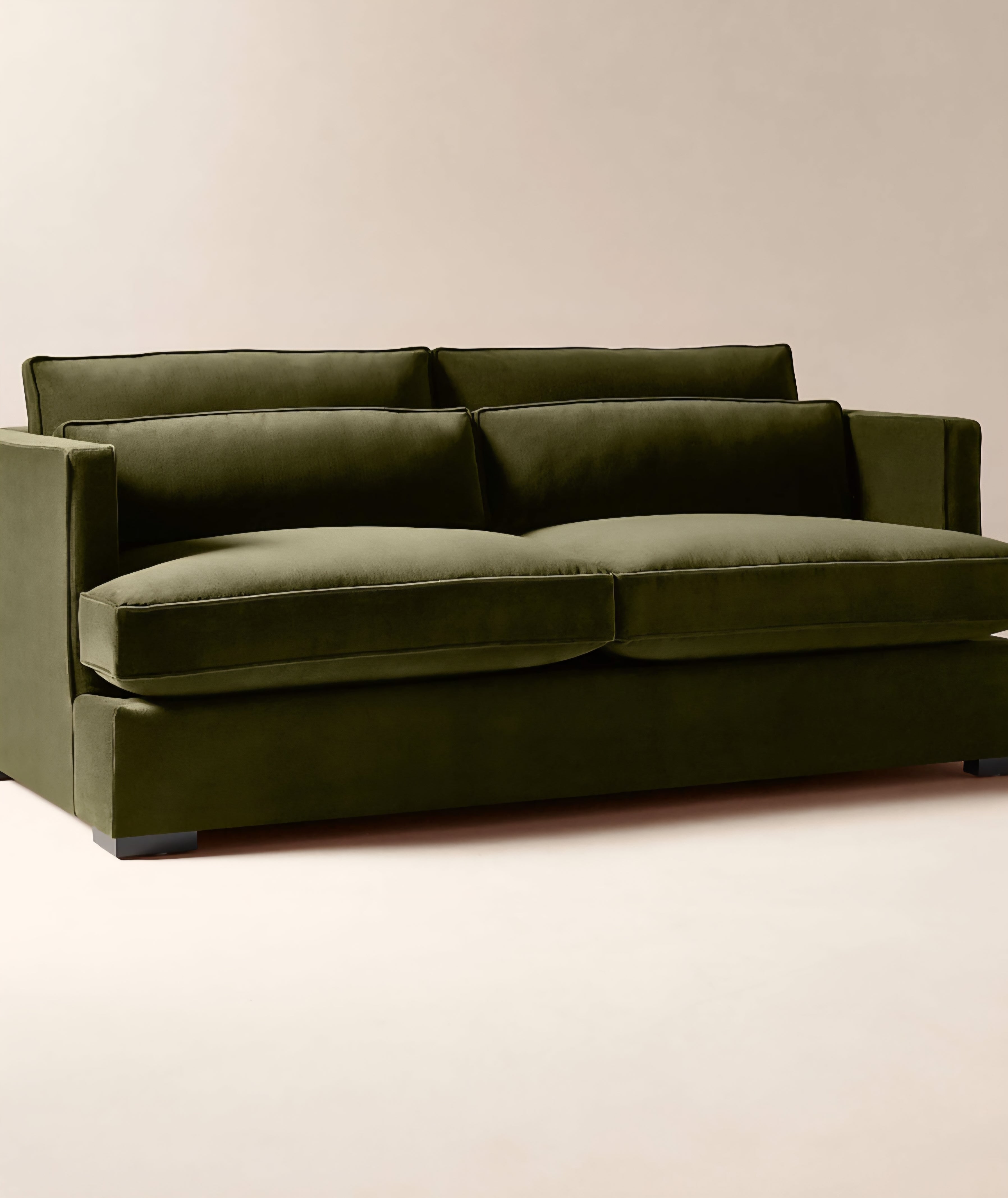 THE ONE × Eastman — White Performance Fabric Sofa