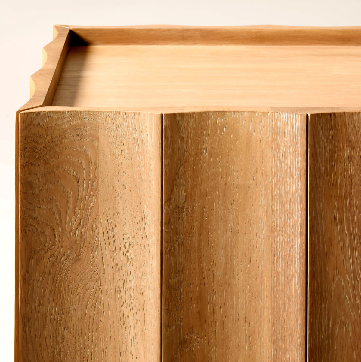 THE ONE × Bardo — Scalloped Oak Wood Credenza