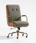 THE ONE × Ellison — Green Woven High-Back Office Chair