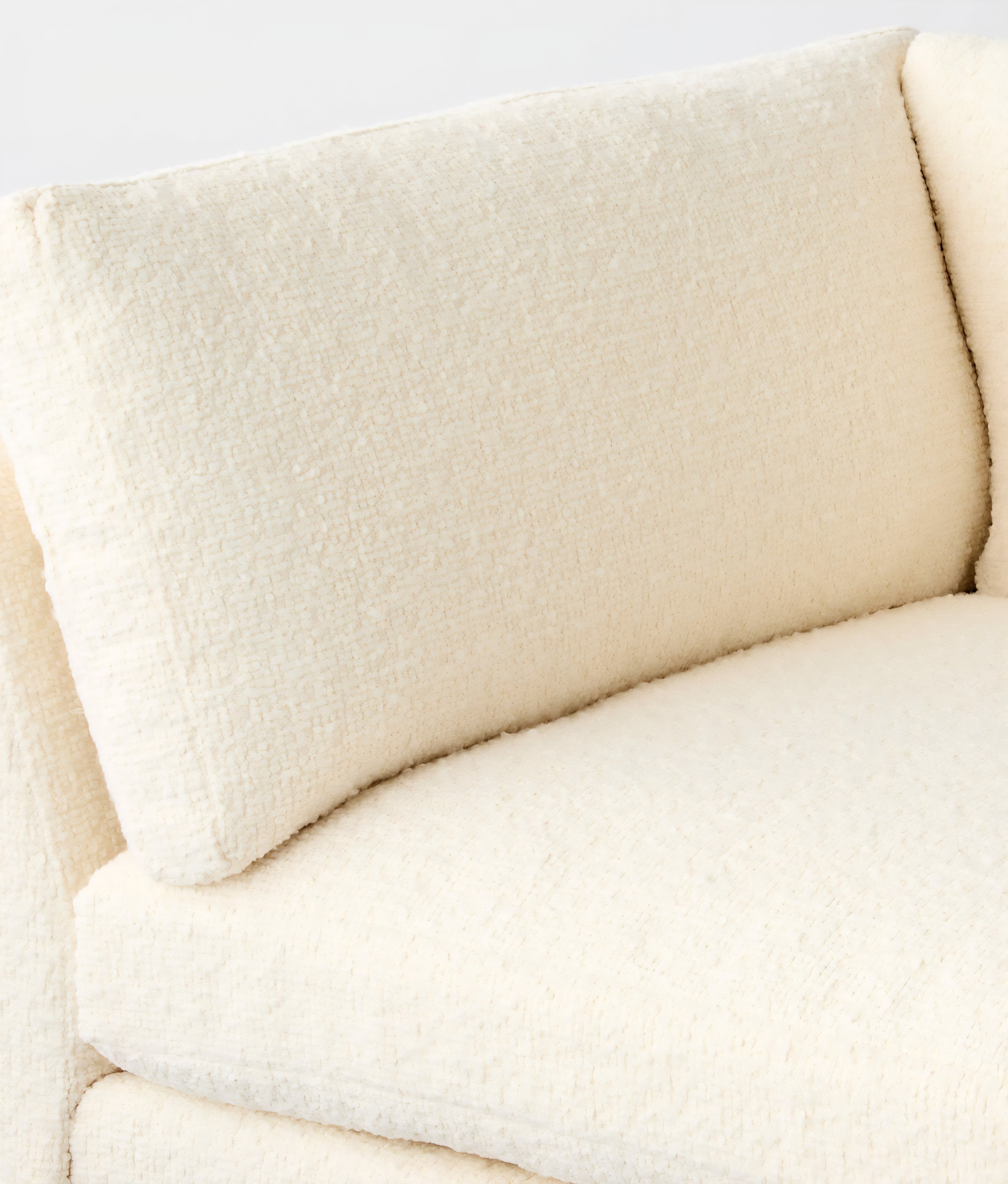 THE ONE × Stormo — Ivory Boucle Sectional Sofa