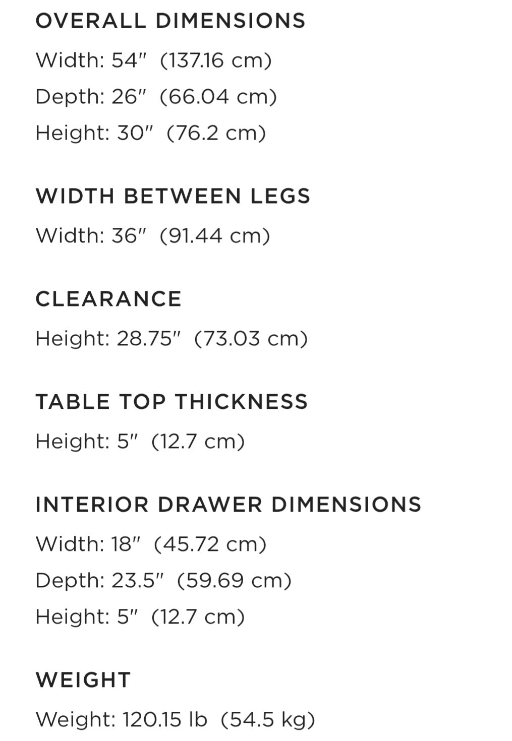 THE ONE × Spesso — 54" 2-Drawer Marble and Walnut Desk