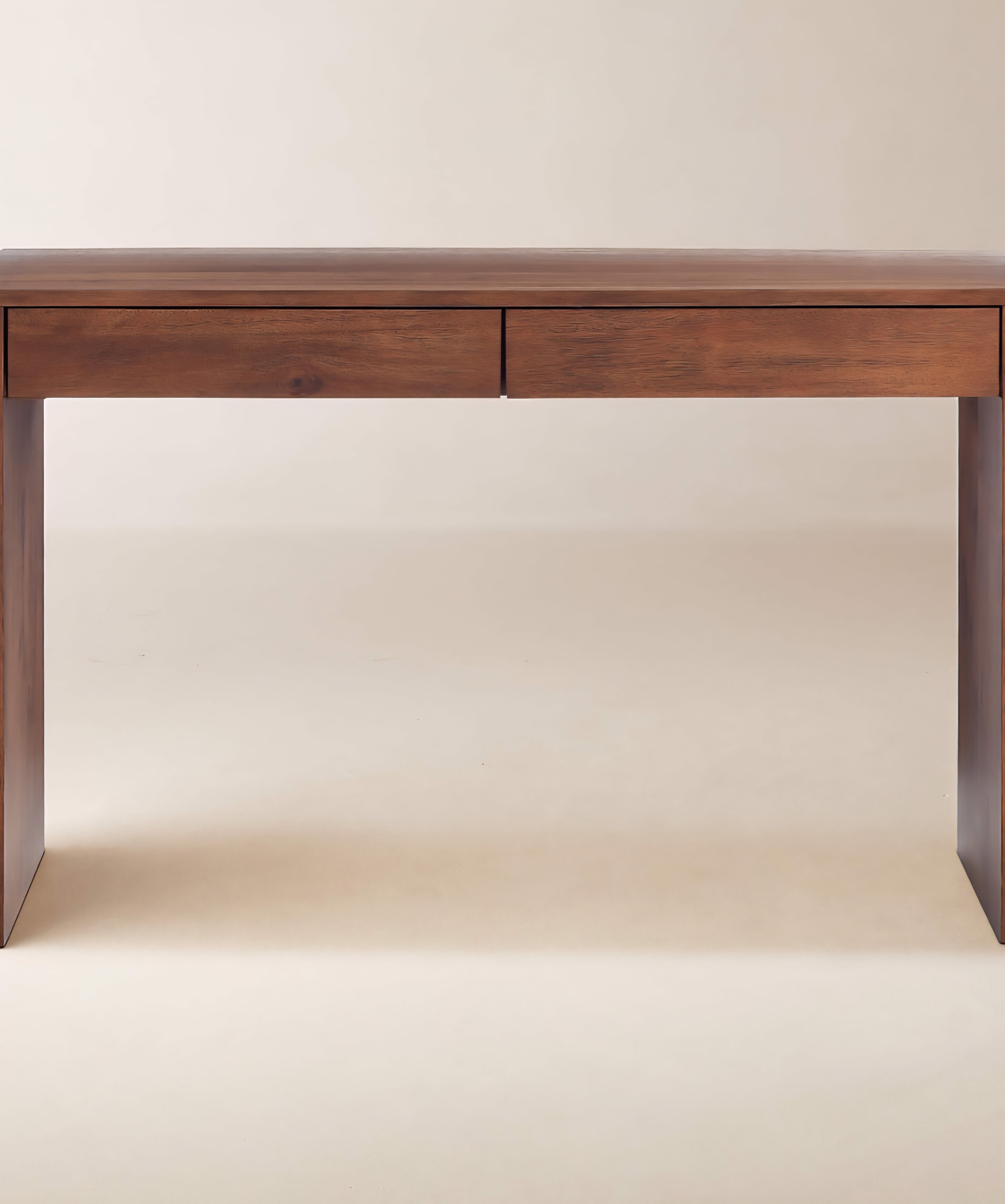 THE ONE × Runway — 48" 2-Drawer Acacia Desk