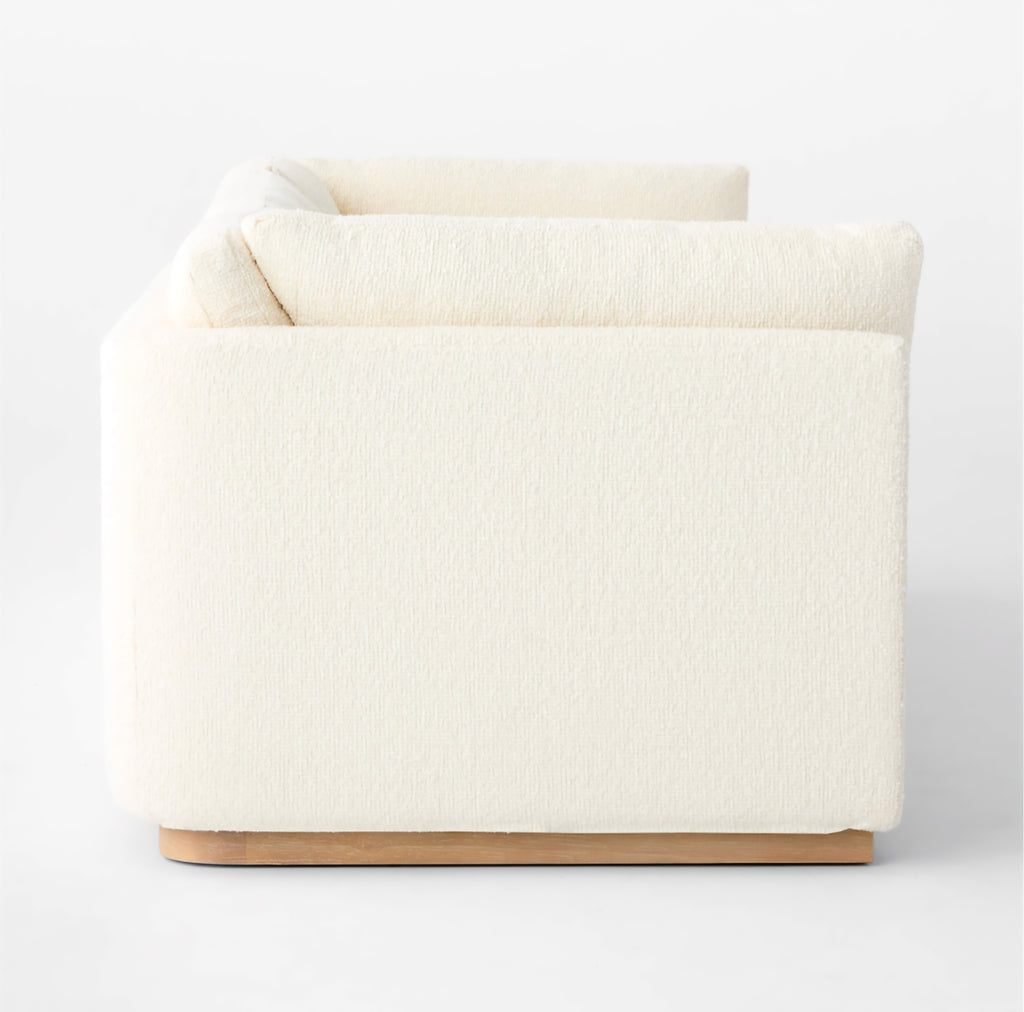 THE ONE × Stormo — Ivory Boucle Sectional Sofa