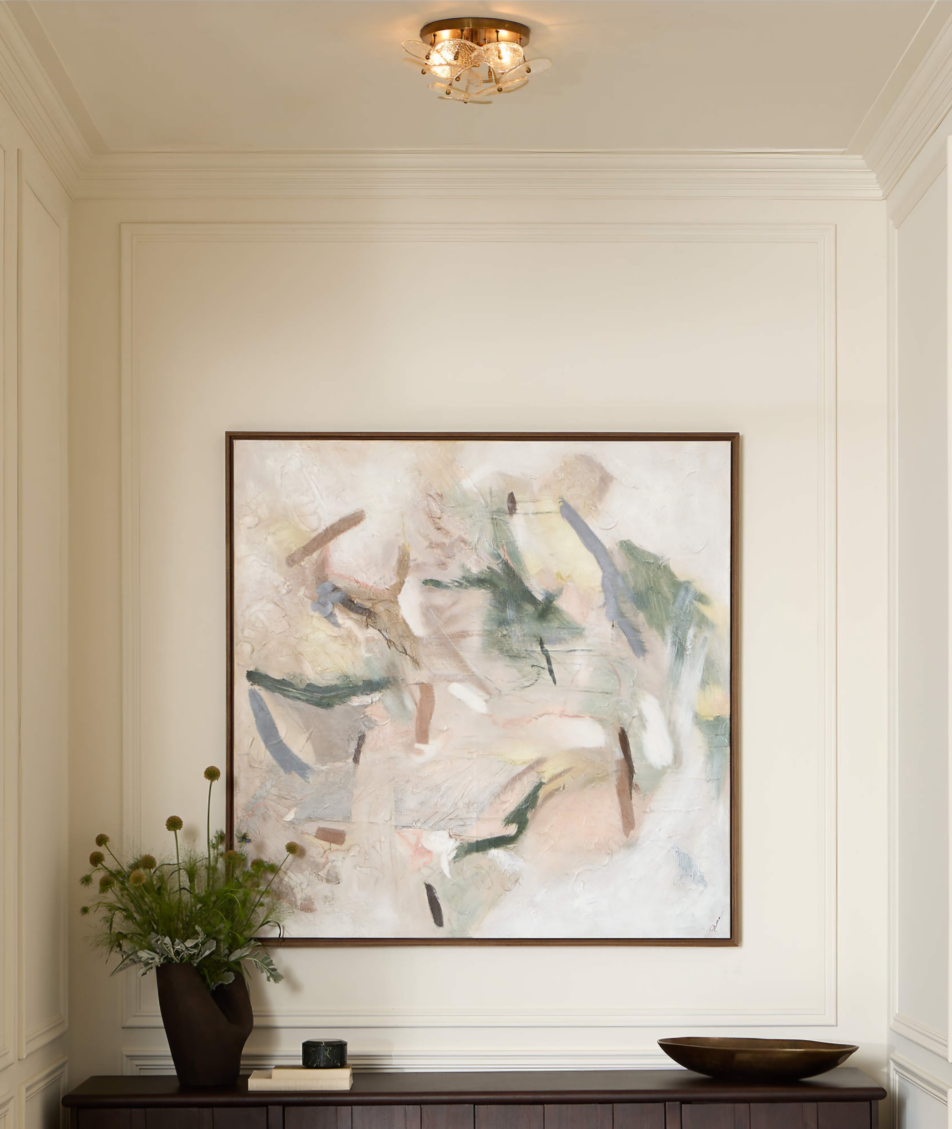 THE ONE × Eline — Textured Glass Dual Wall Sconce and Flush Mount Light