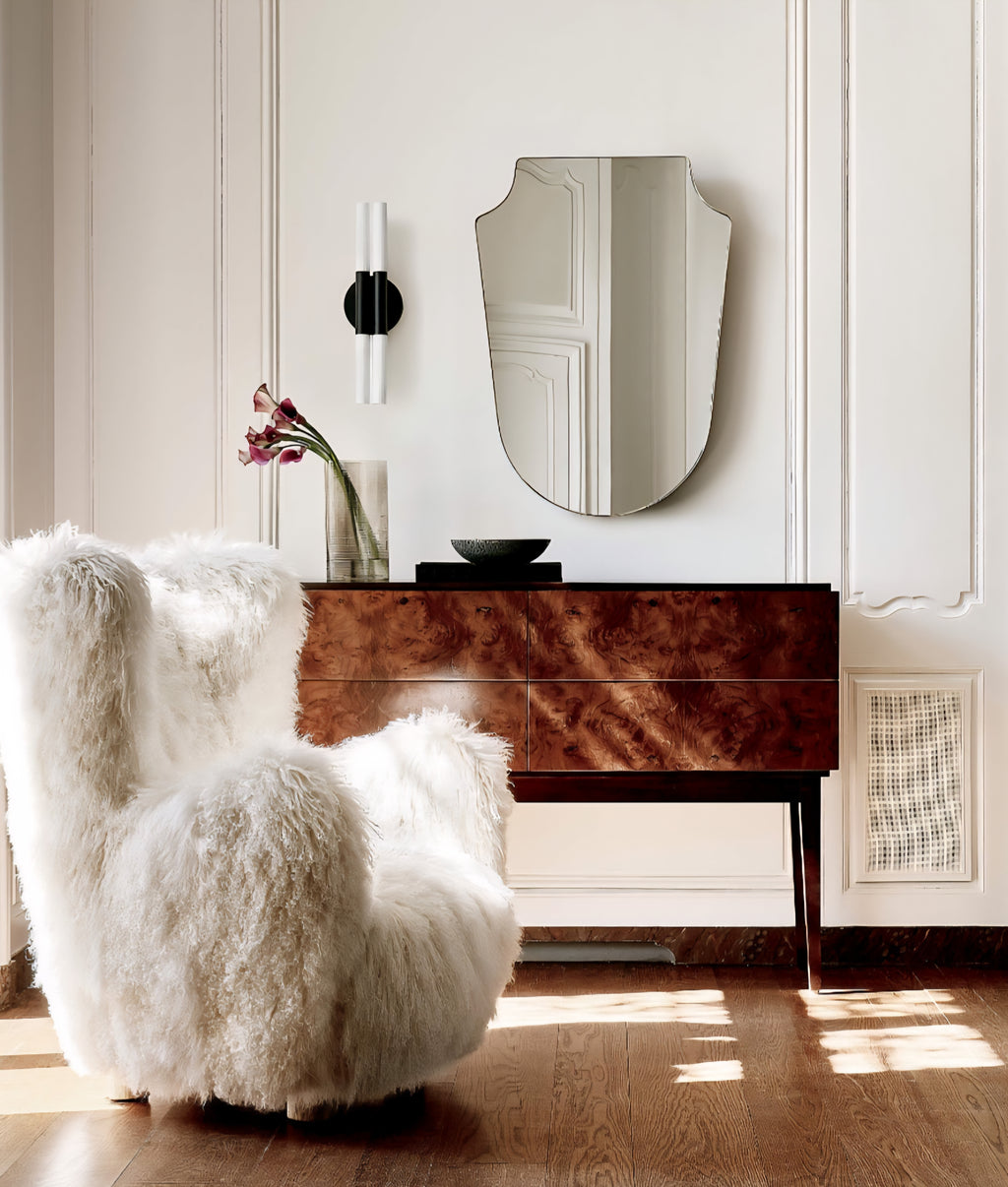 THE ONE × Mongolian Sheepskin Accent Chair