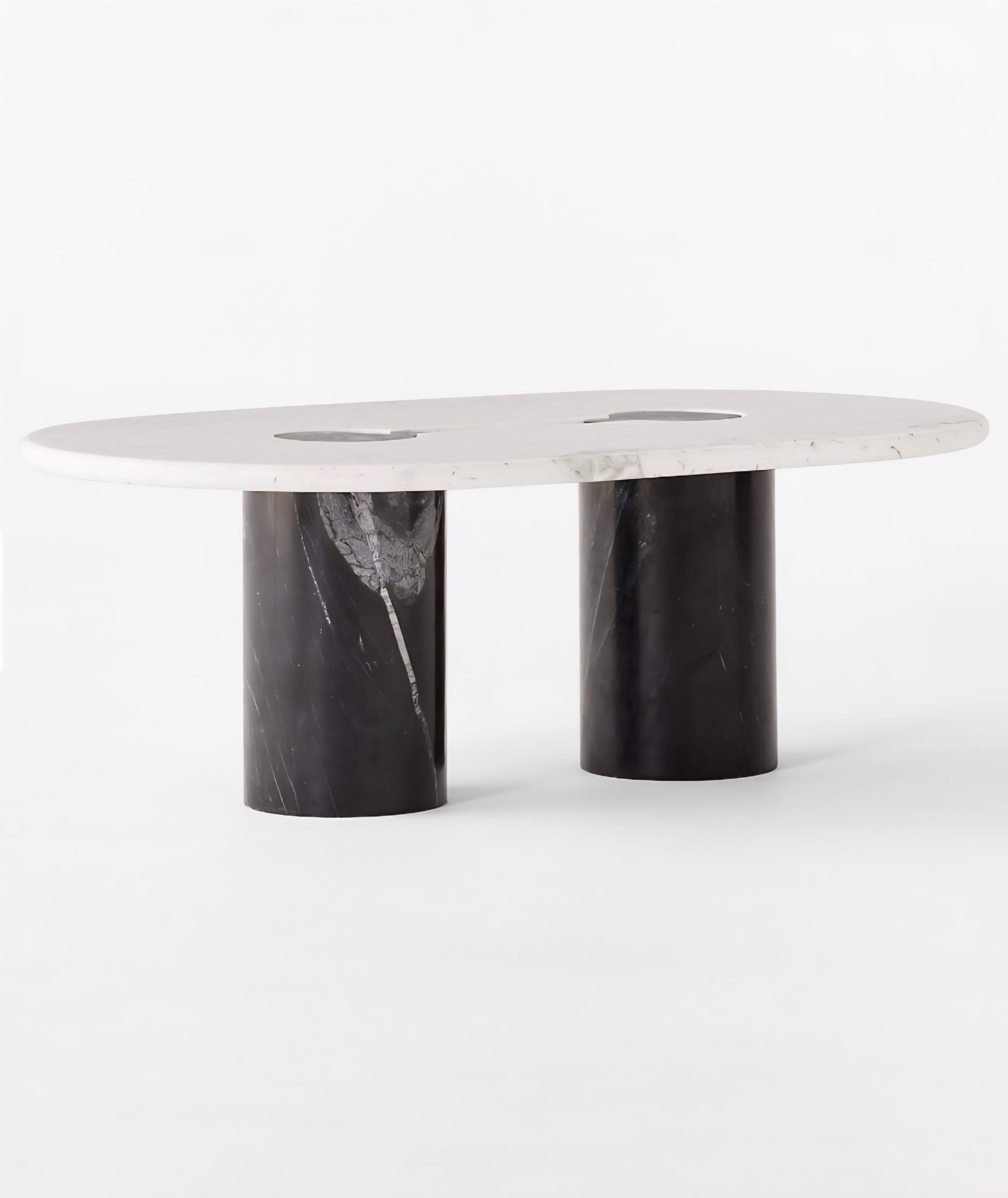 THE ONE × Liguria — Oval Marble Coffee Table