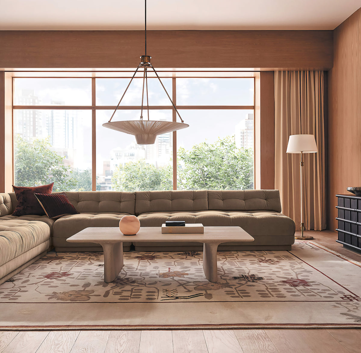 THE ONE × Baird — Jute Pendant Light