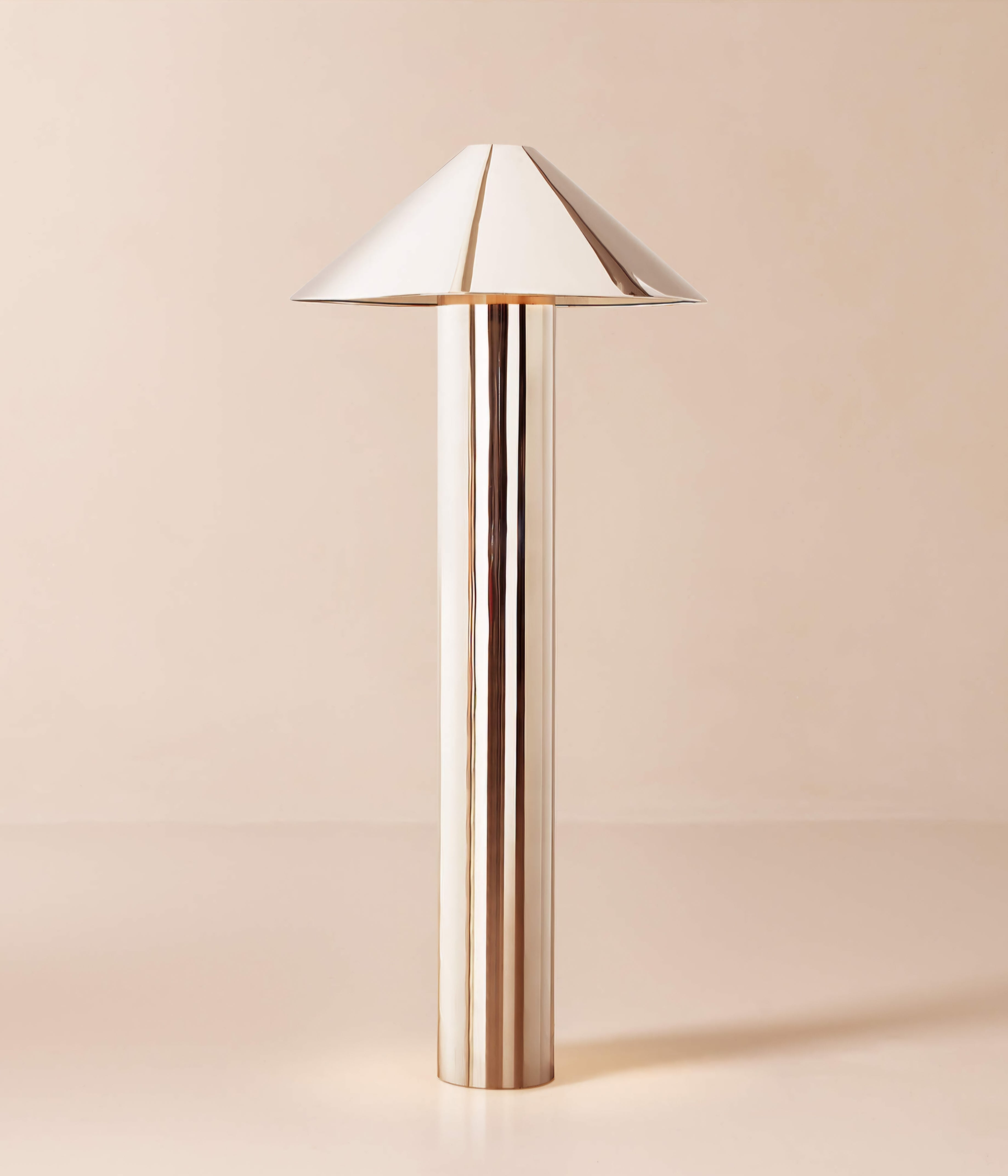 THE ONE × Gigi — Polished Stainless Steel Floor Lamp