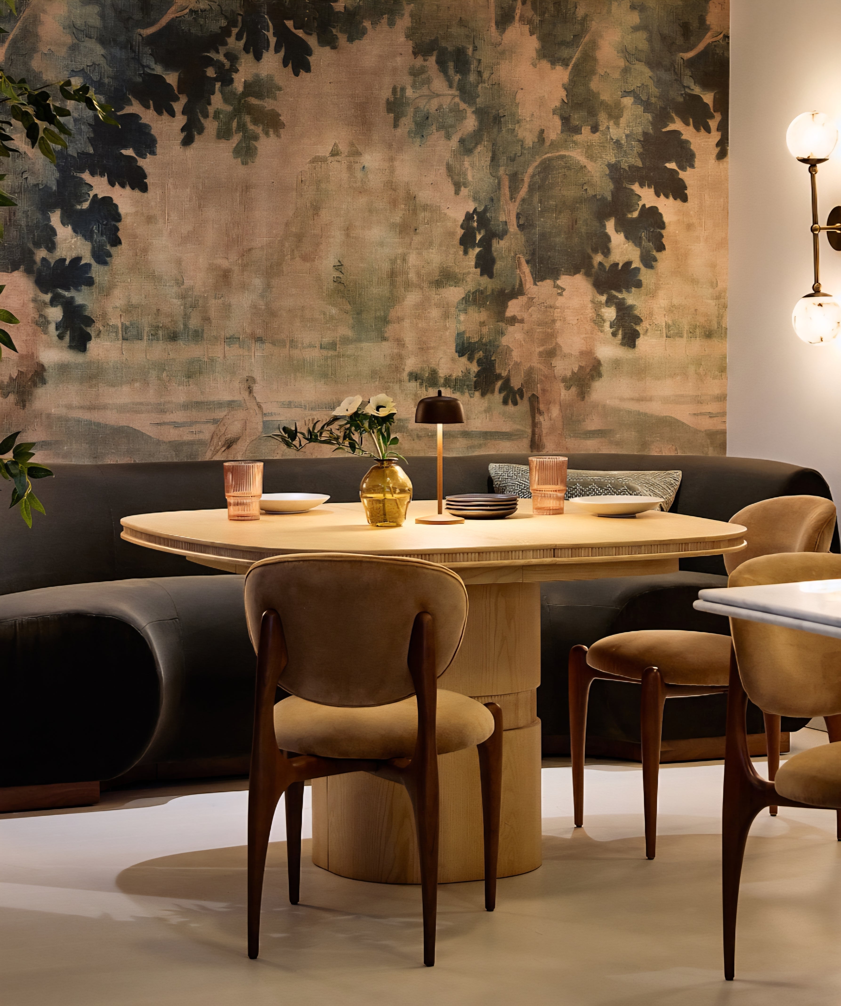 THE ONE × Roseau — Extendable Pedestal Dining Table