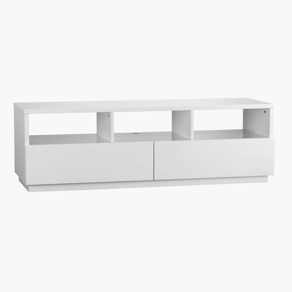 THE ONE × Chill — White High‑Gloss Media Console