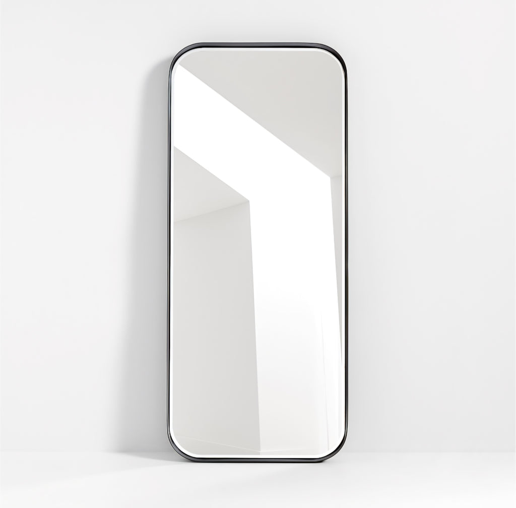 THE ONE × Edge — Brass Metal Wide Depth Floor Mirror
