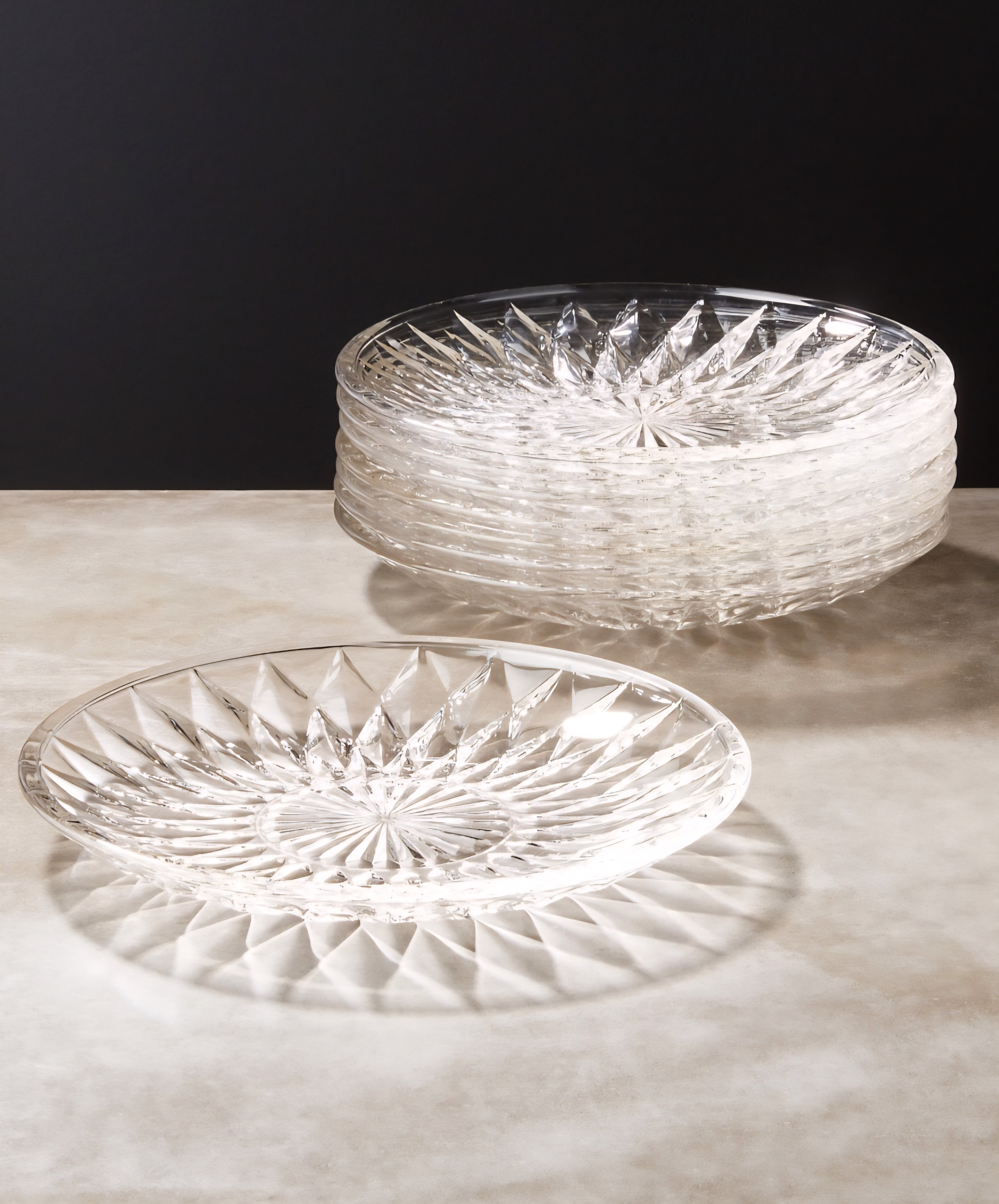 THE ONE × Daphne — Glass Appetizer Plates