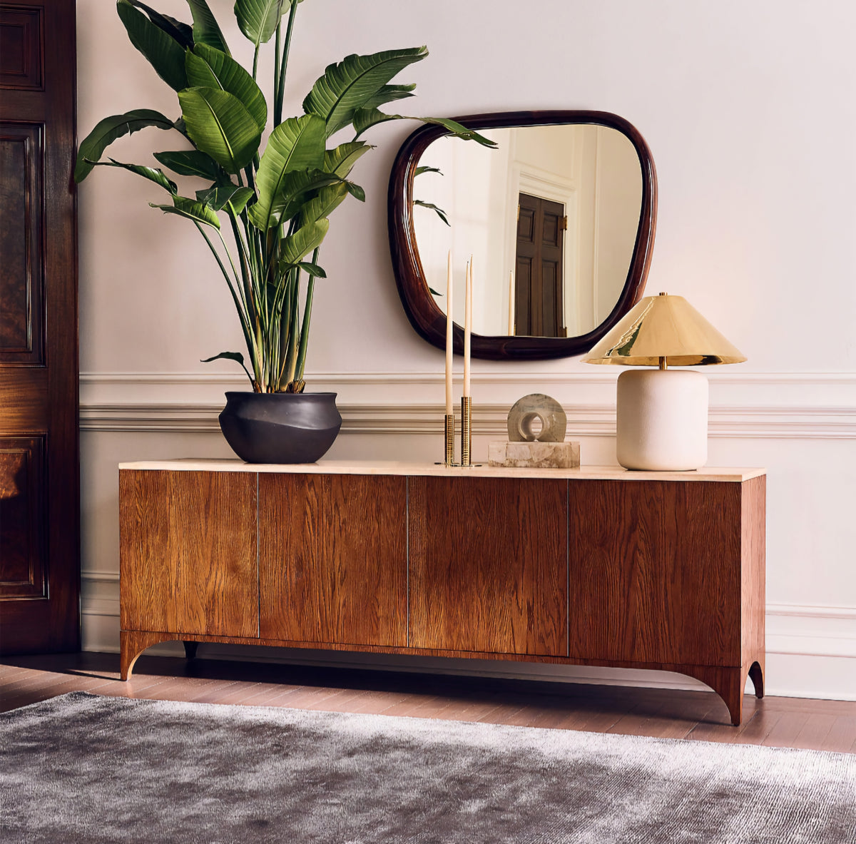 THE ONE × Roane — Oak Wood Media Console