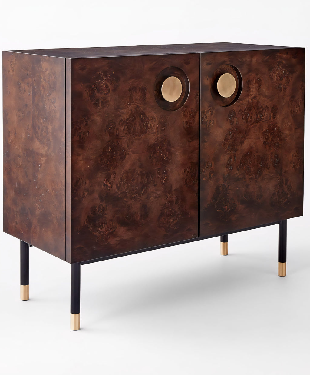 THE ONE × Carbon — Burl Wood Entryway Cabinet