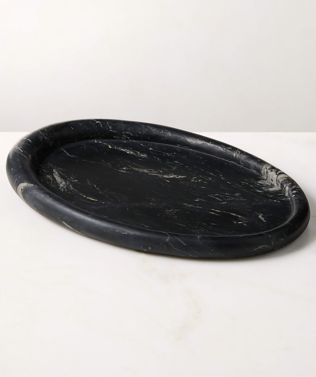 THE ONE × Pave — Oval Marble Serving Tray