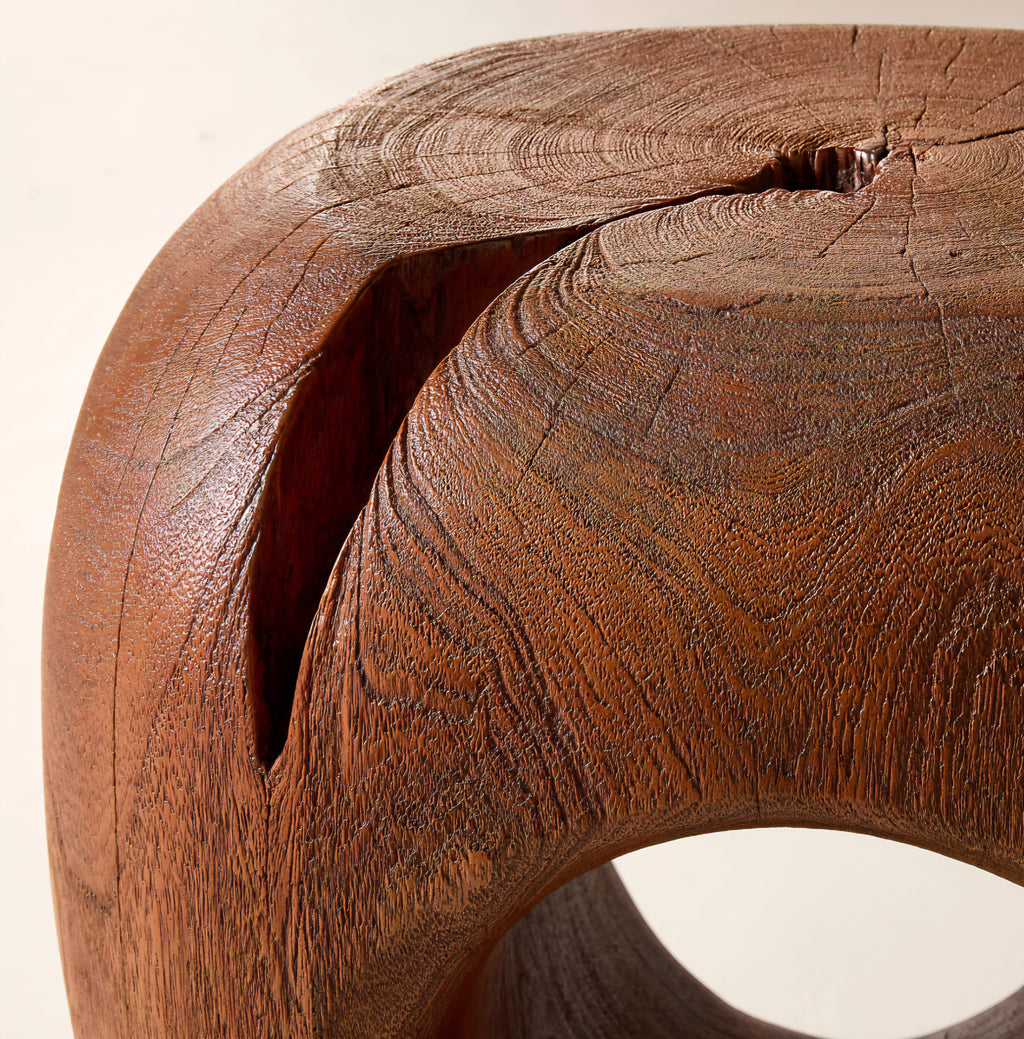 THE ONE × Koa — Marbled Resin Side Table