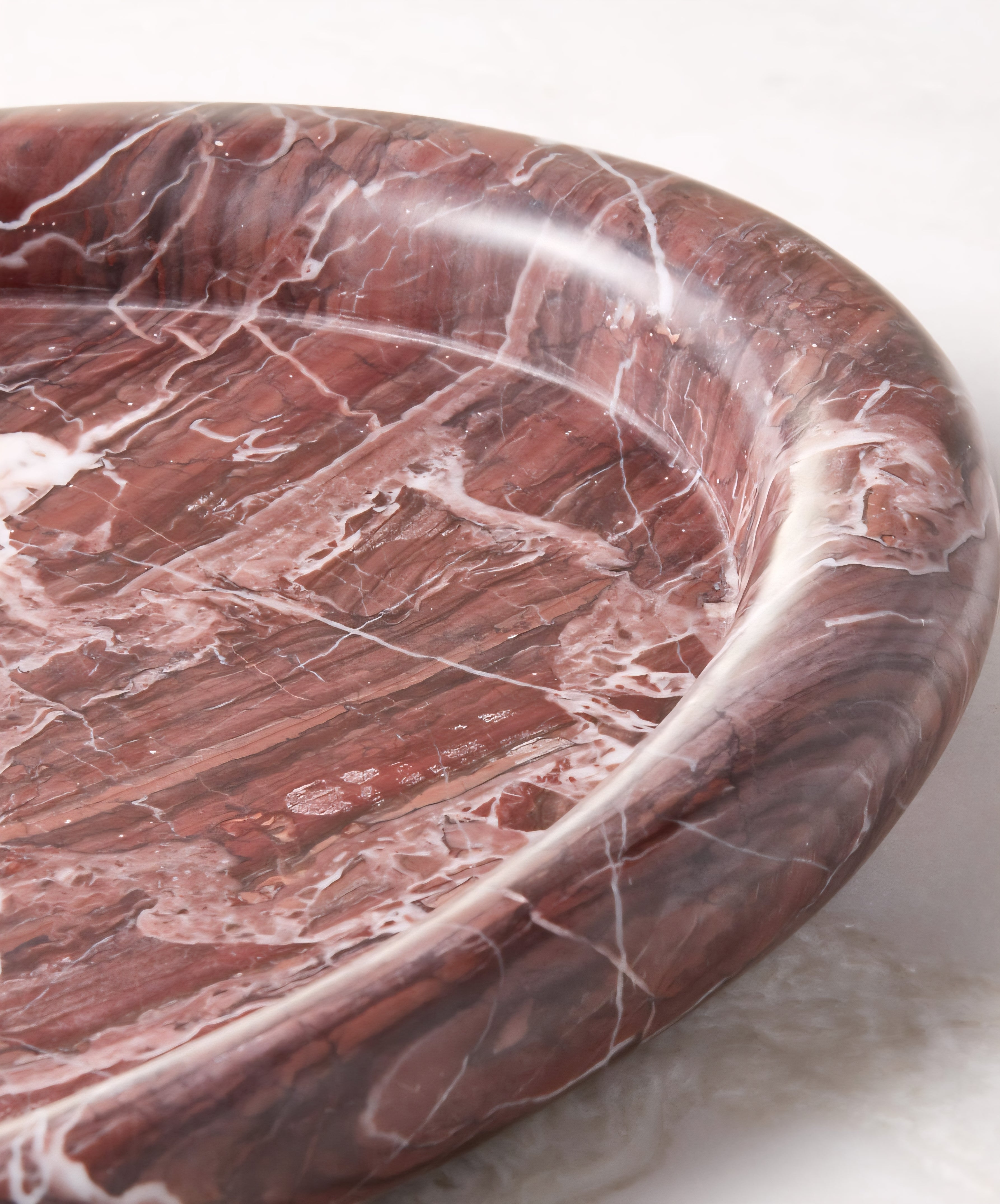 THE ONE × Pave — Oval Marble Serving Tray