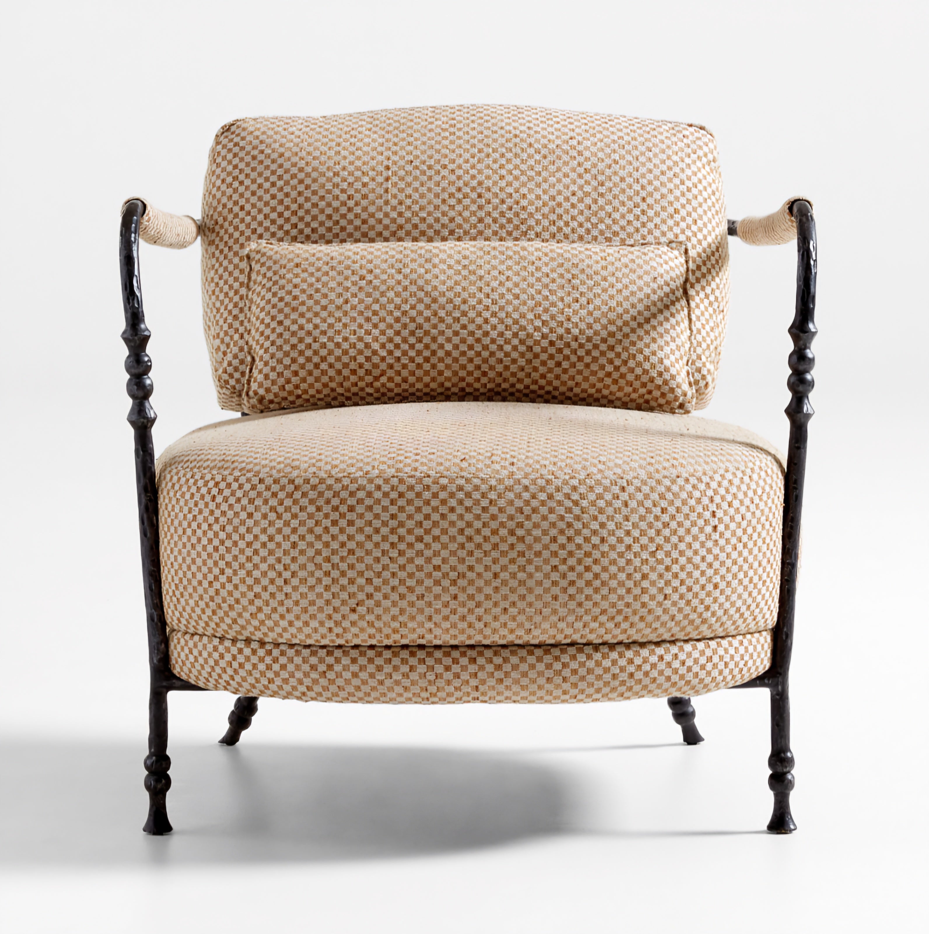THE ONE × Muirfield — Sculptural Metal Accent Chair