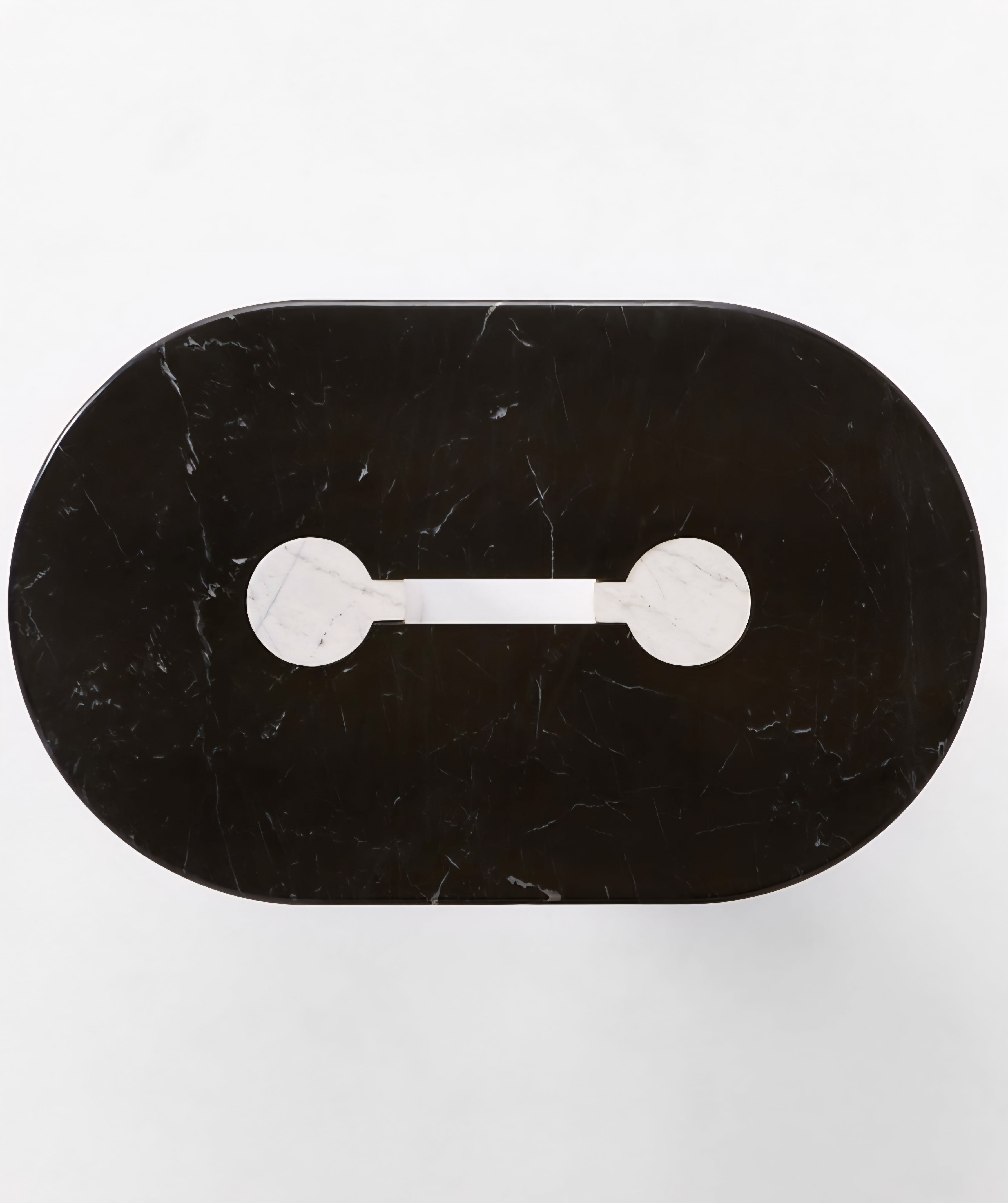 THE ONE × Liguria — Oval Marble Coffee Table