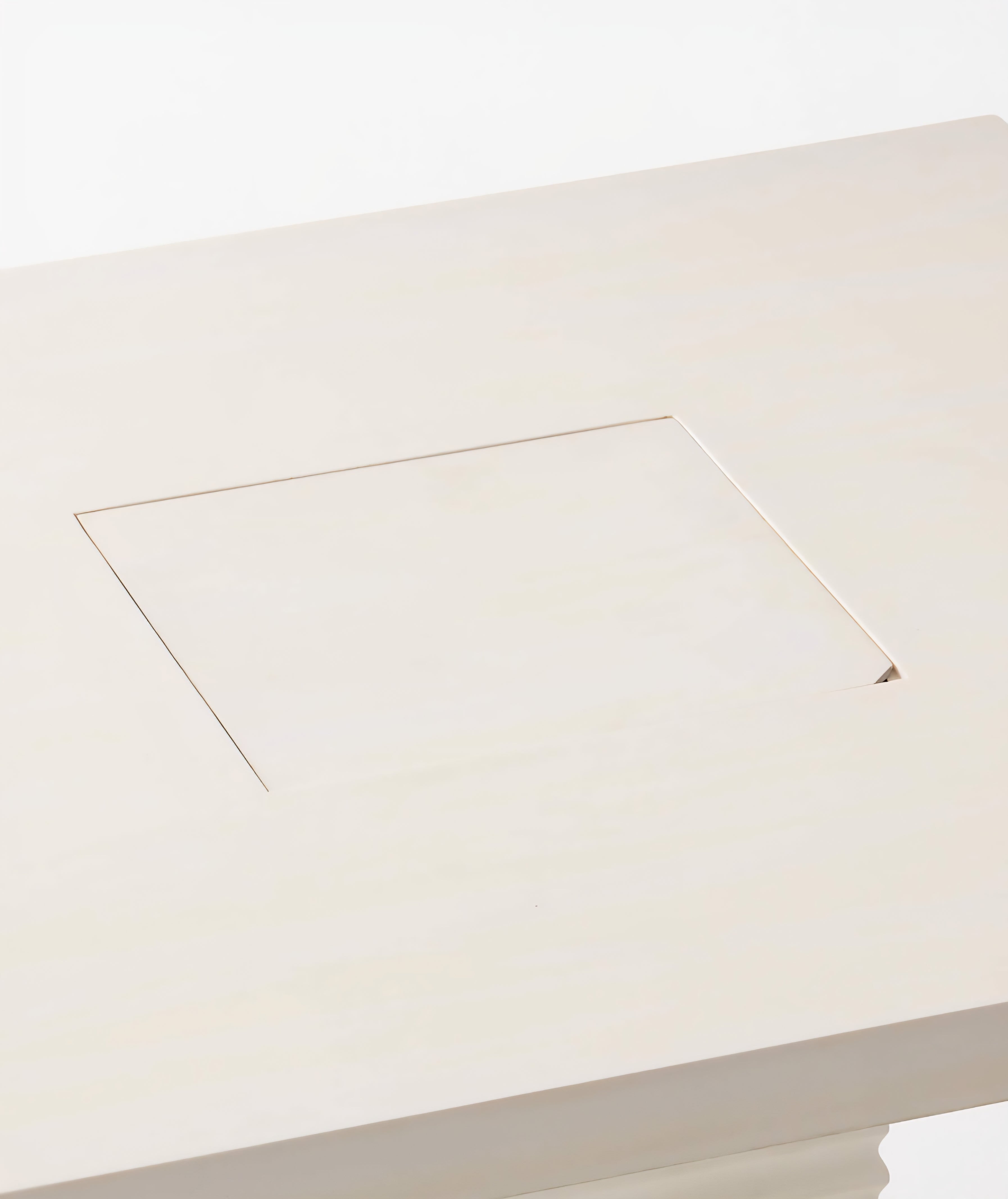 THE ONE × Check — White Swirled Resin Game Table
