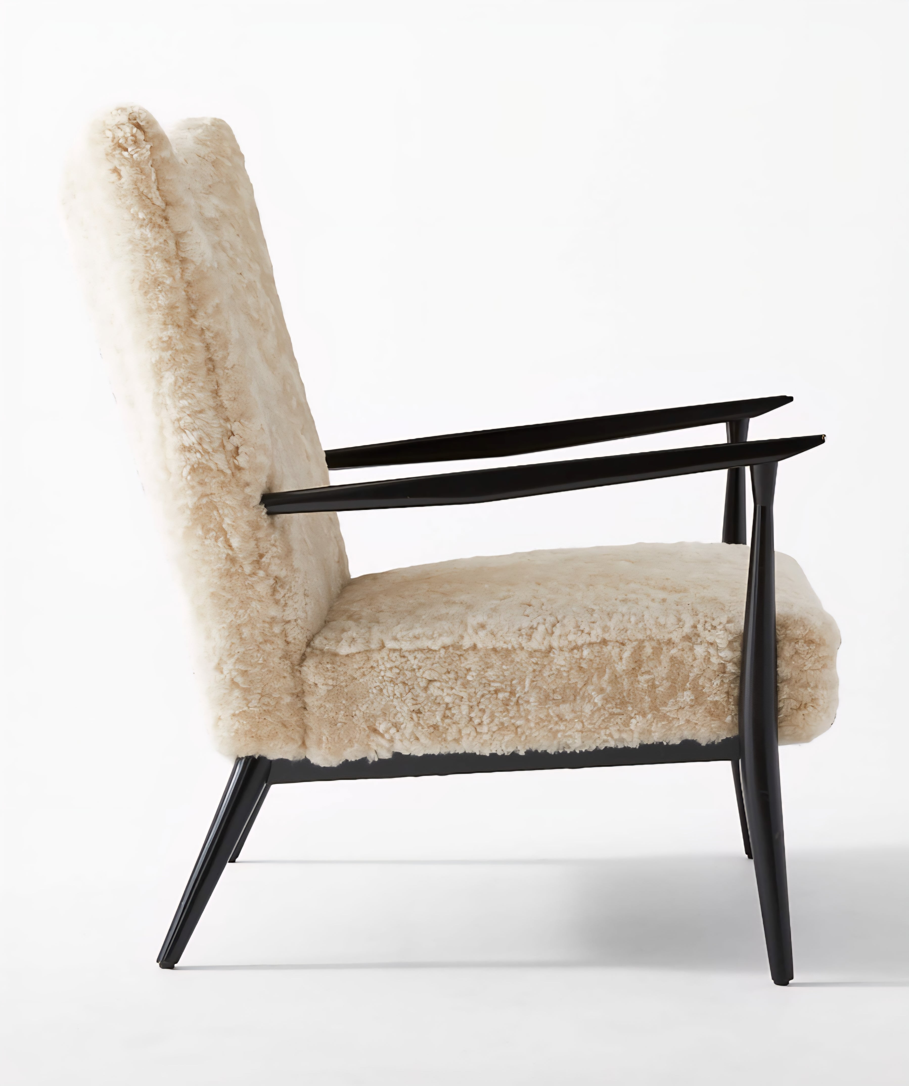THE ONE × Pull-Up — Shearling Lounge Chair