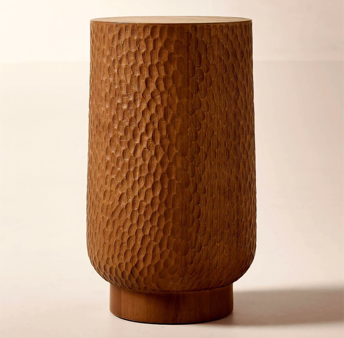 THE ONE × Hawk — Carved Oak Side Table