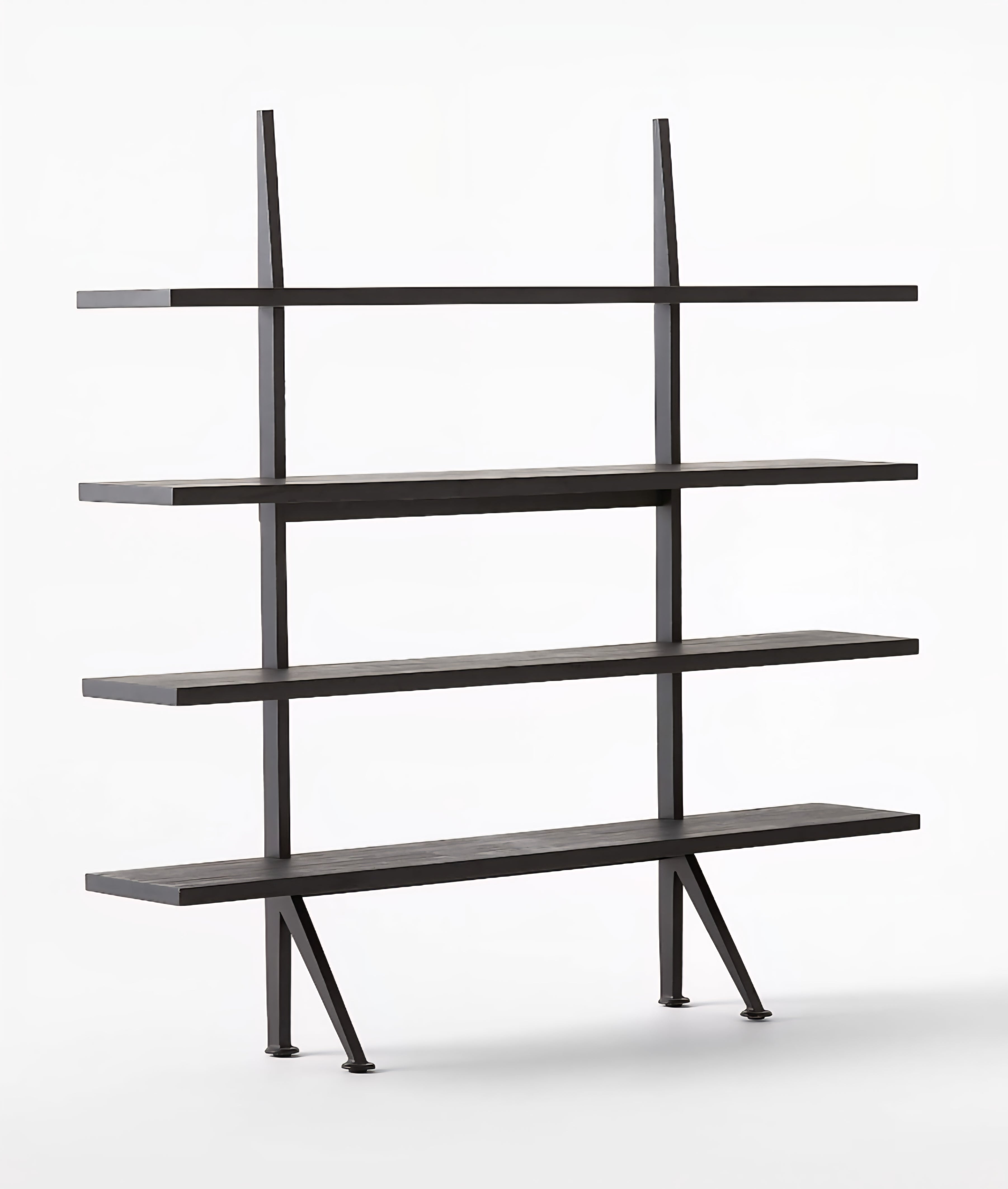 THE ONE × Azzurra — Black Metal and Wood Bookshelf