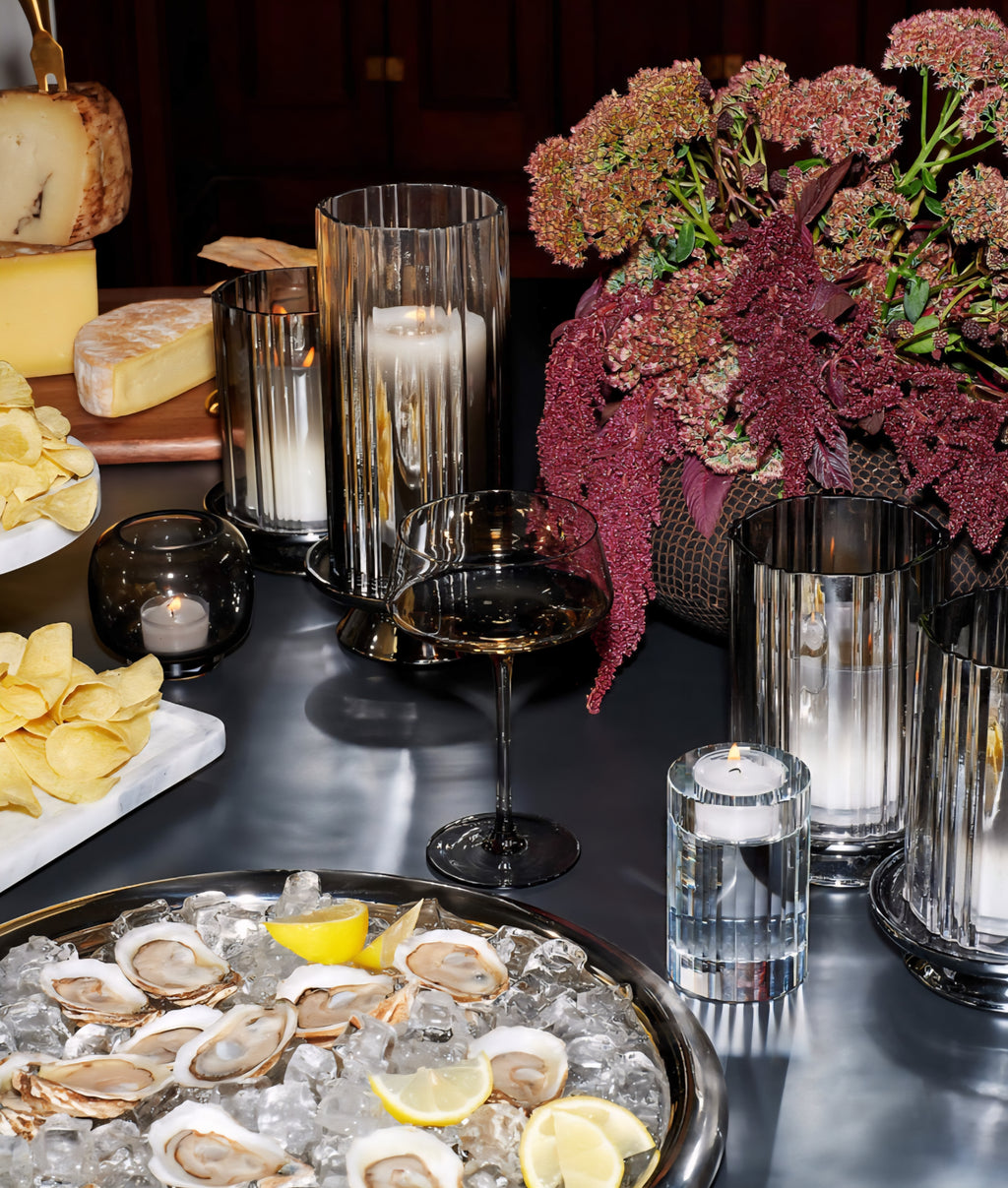THE ONE × Piero — Round Polished Stainless Steel Serving Tray