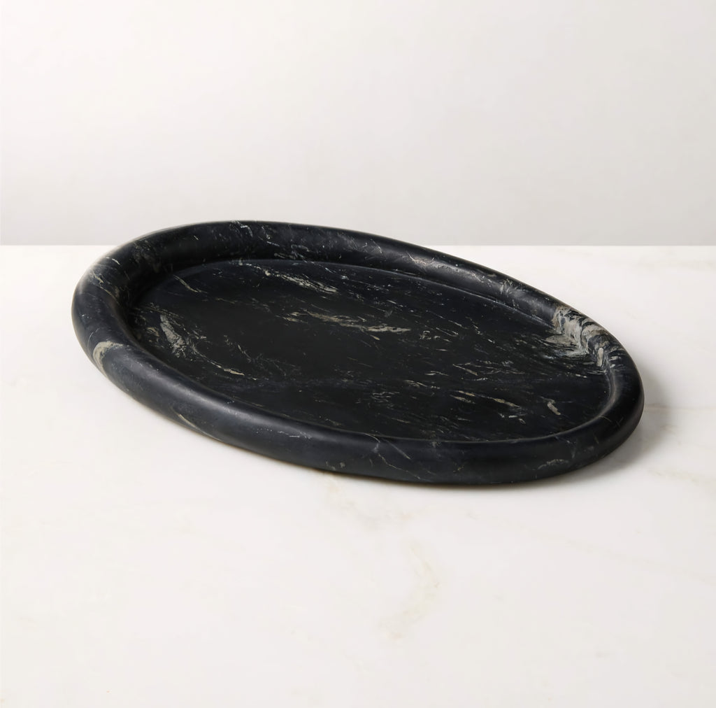 THE ONE × Pave — Oval Marble Serving Tray