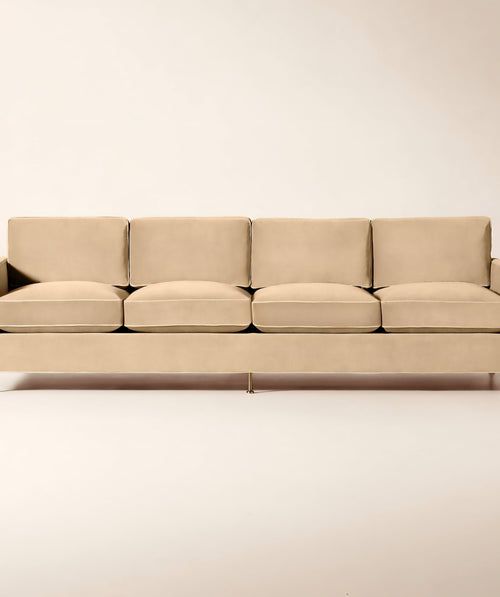 THE ONE × Brett — Jade Green Velvet Sofa