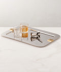 THE ONE × Leclaire — Rectangular Stainless Steel Serving Tray