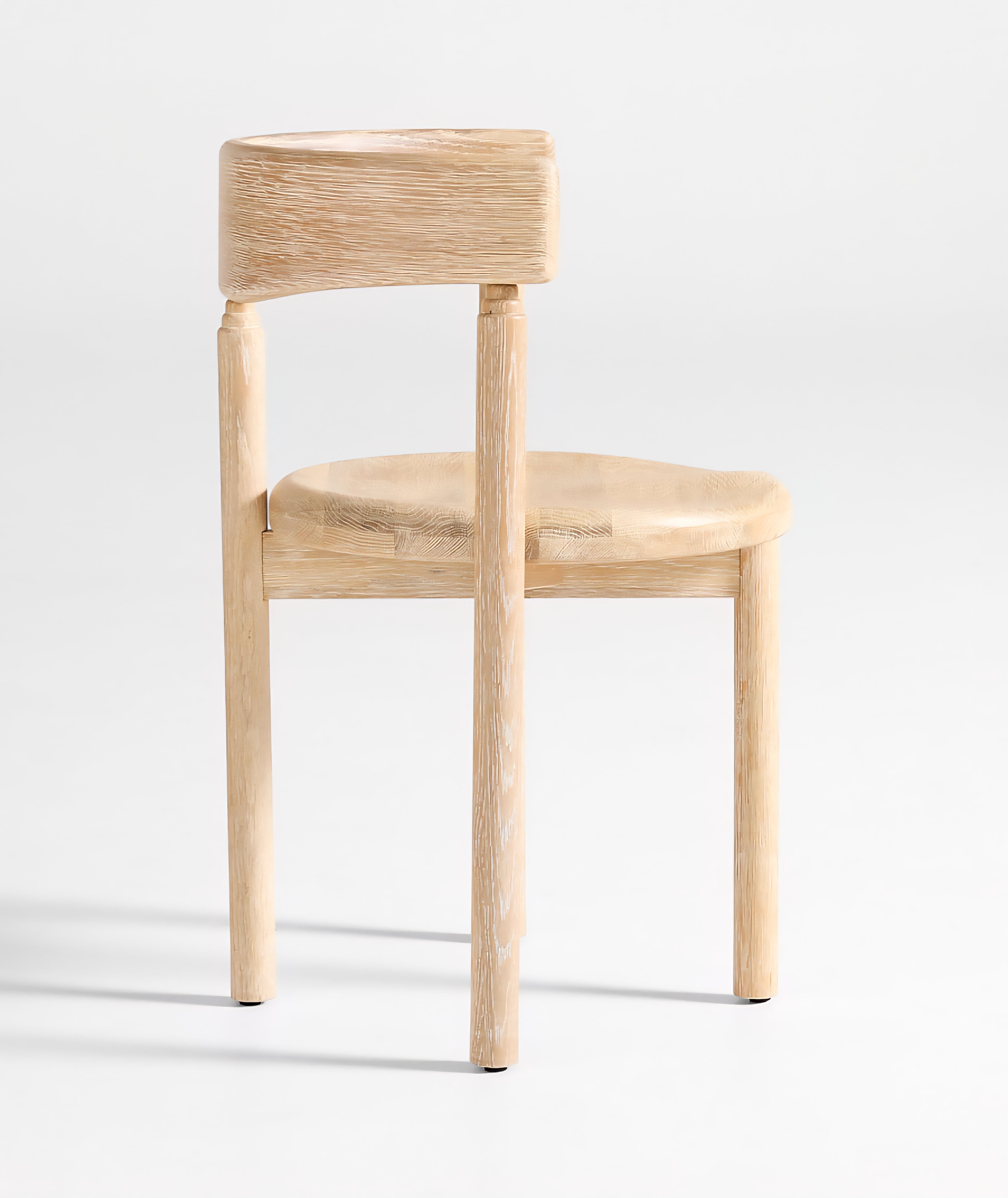 THE ONE × Virage — Curved Oak Dining Chair