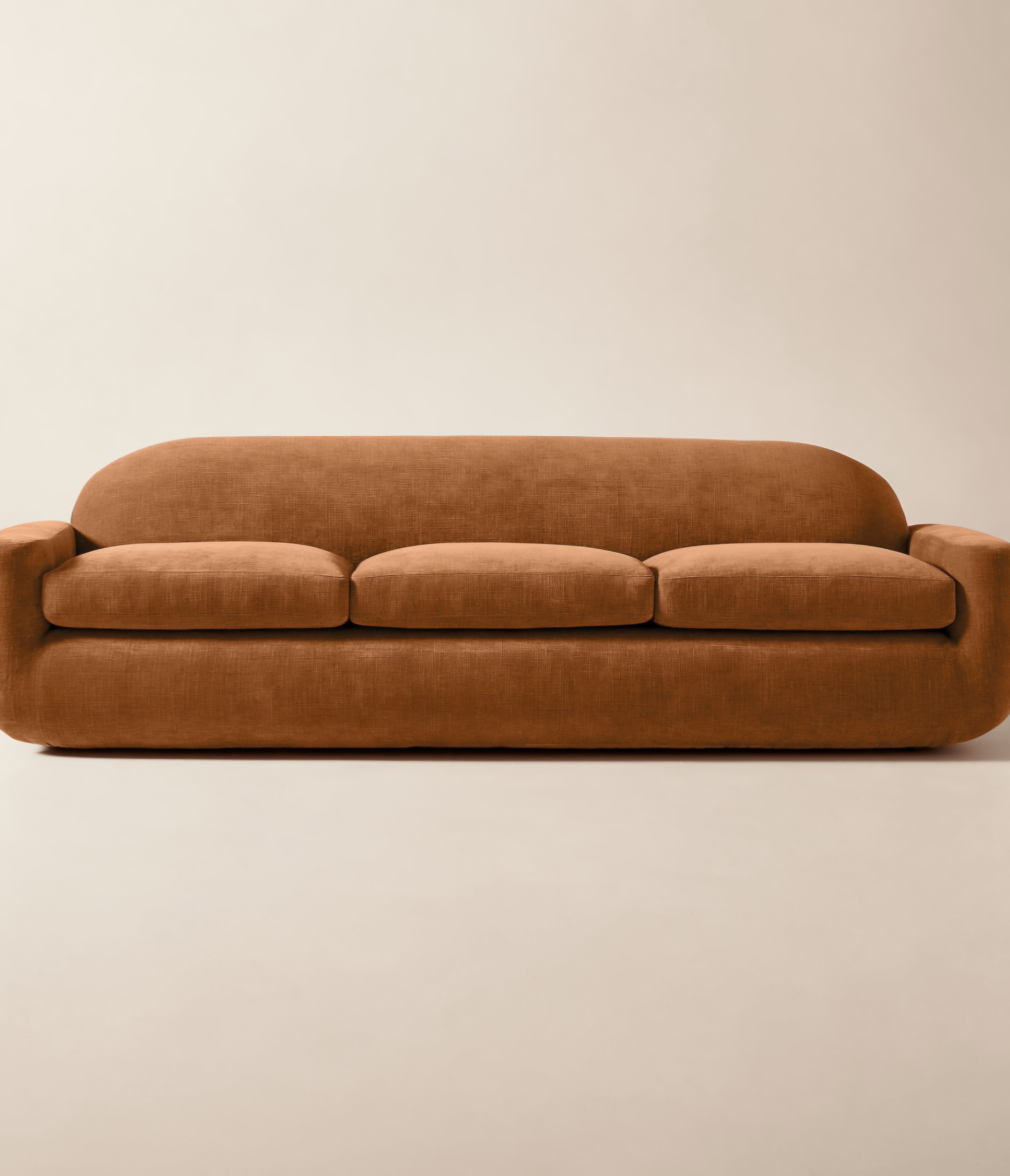 THE ONE × Aldine — Ivory Boucle Textured Sofa
