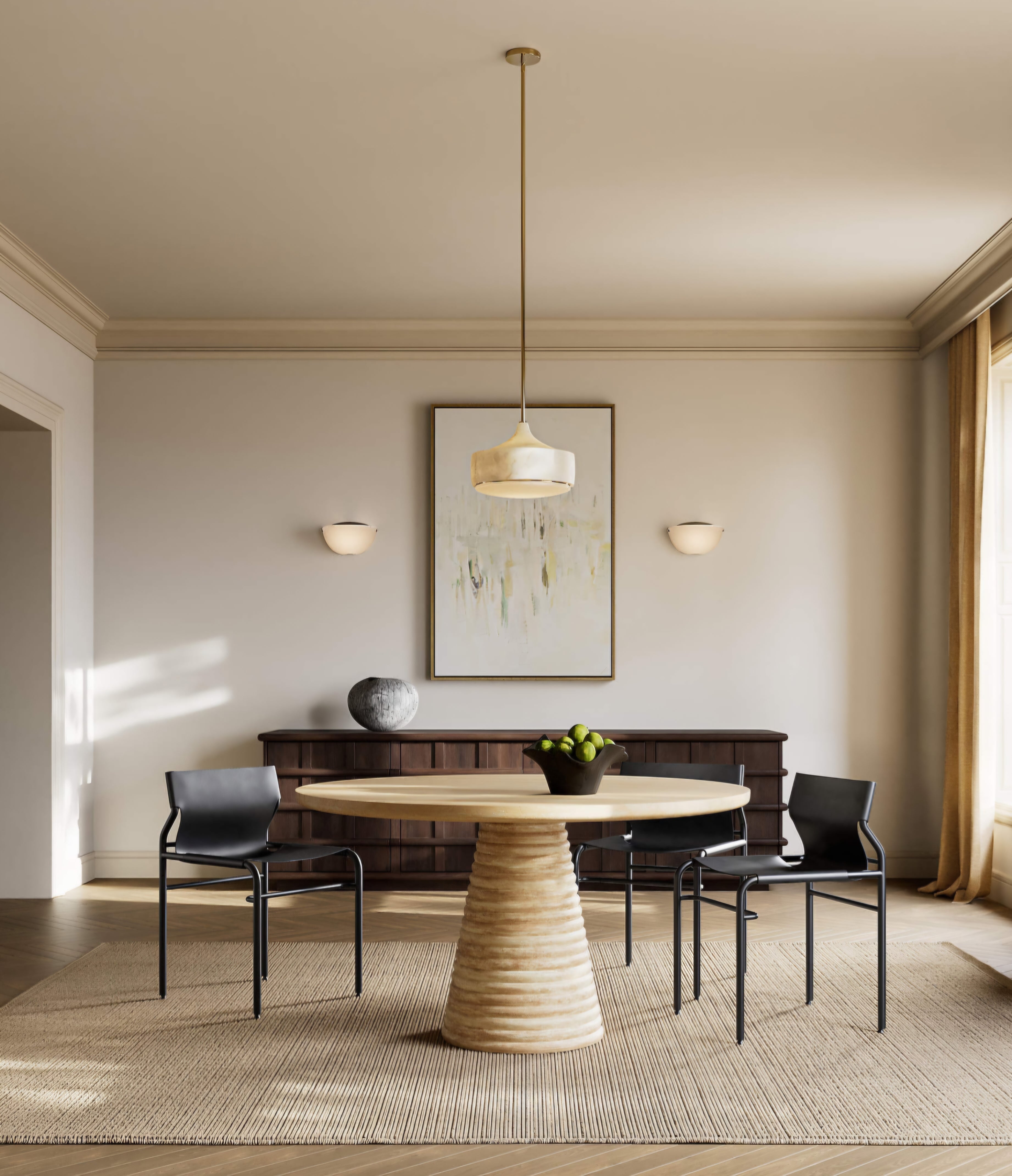 THE ONE × Groove — Alabaster Pendant Light