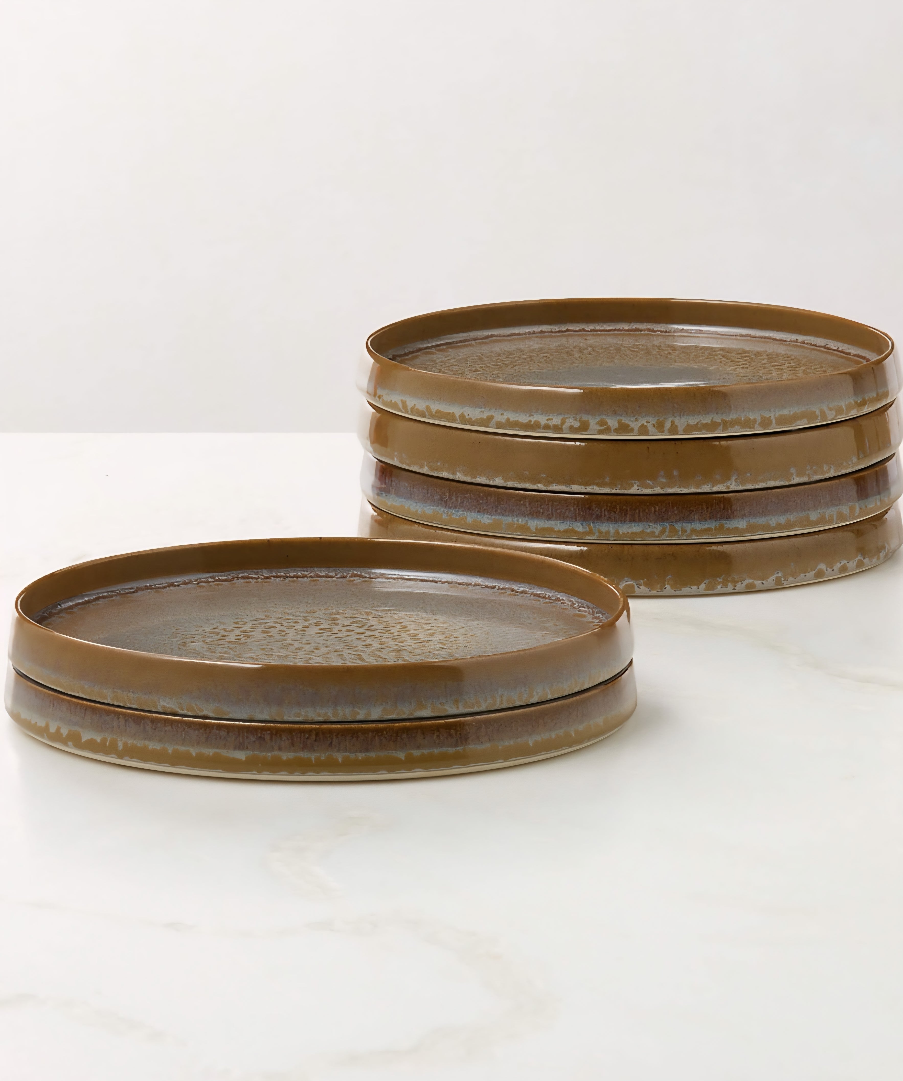 THE ONE × Prado — Reactive Glaze Salad & Dinner Plates
