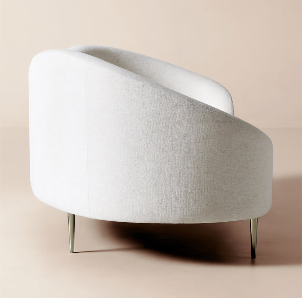 THE ONE × Curvo — White Performance Fabric Sofa by Goop