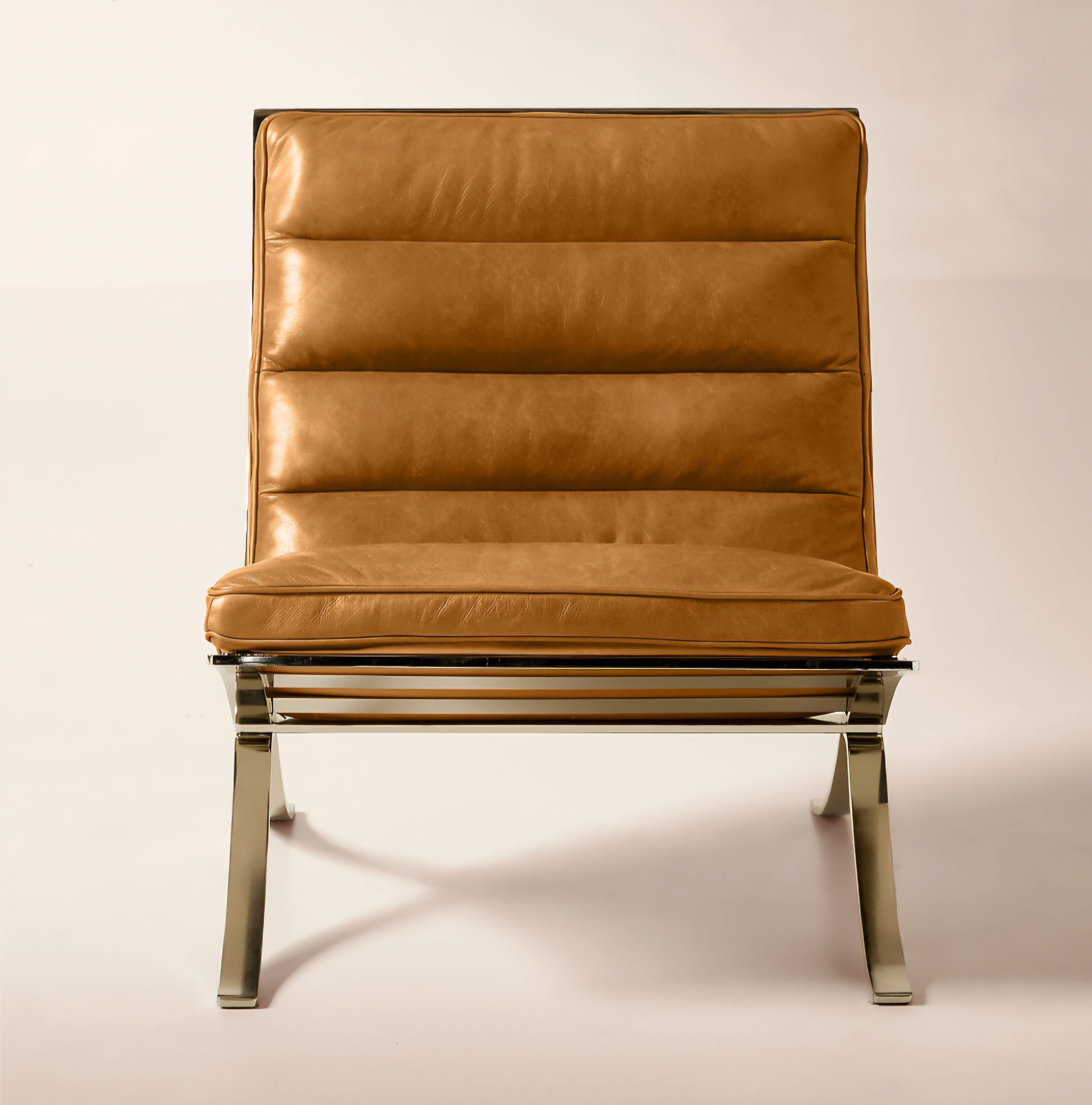 THE ONE × Nordhavn — Saddle Brown Leather Chair