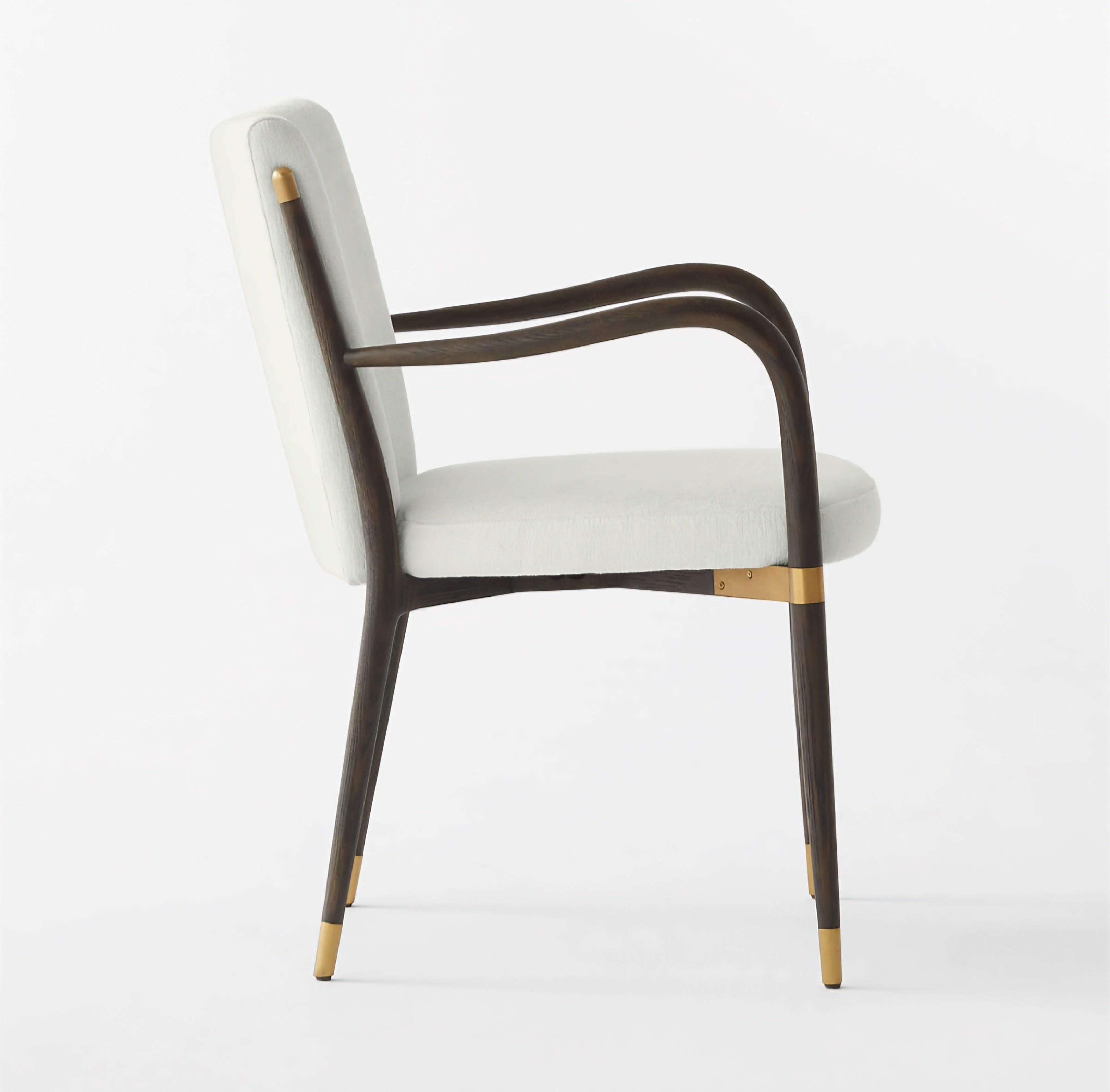 THE ONE × Norrie — Snow White Performance Fabric Dining Armchair