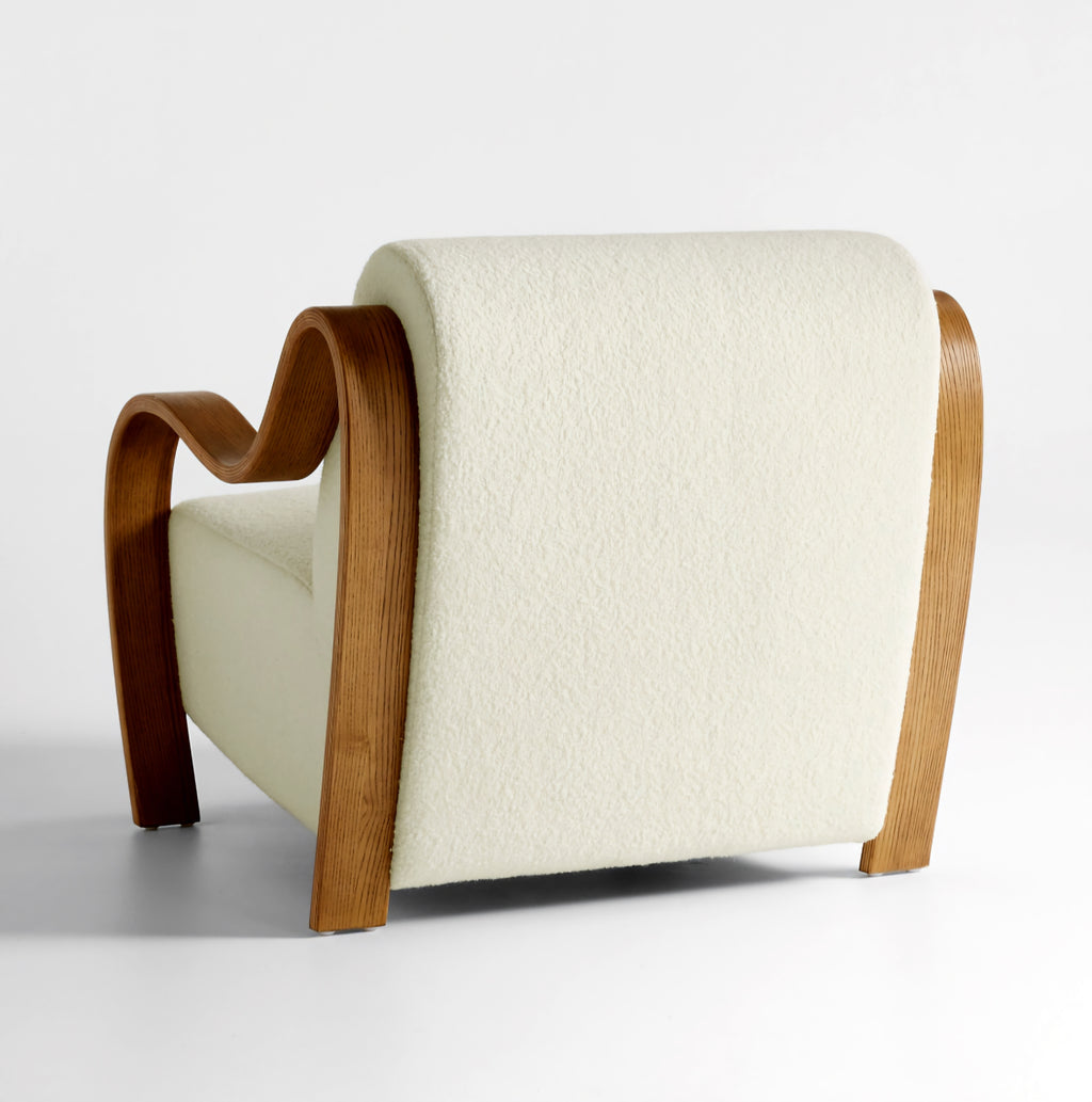 THE ONE × Bisou — Wood Accent Chair