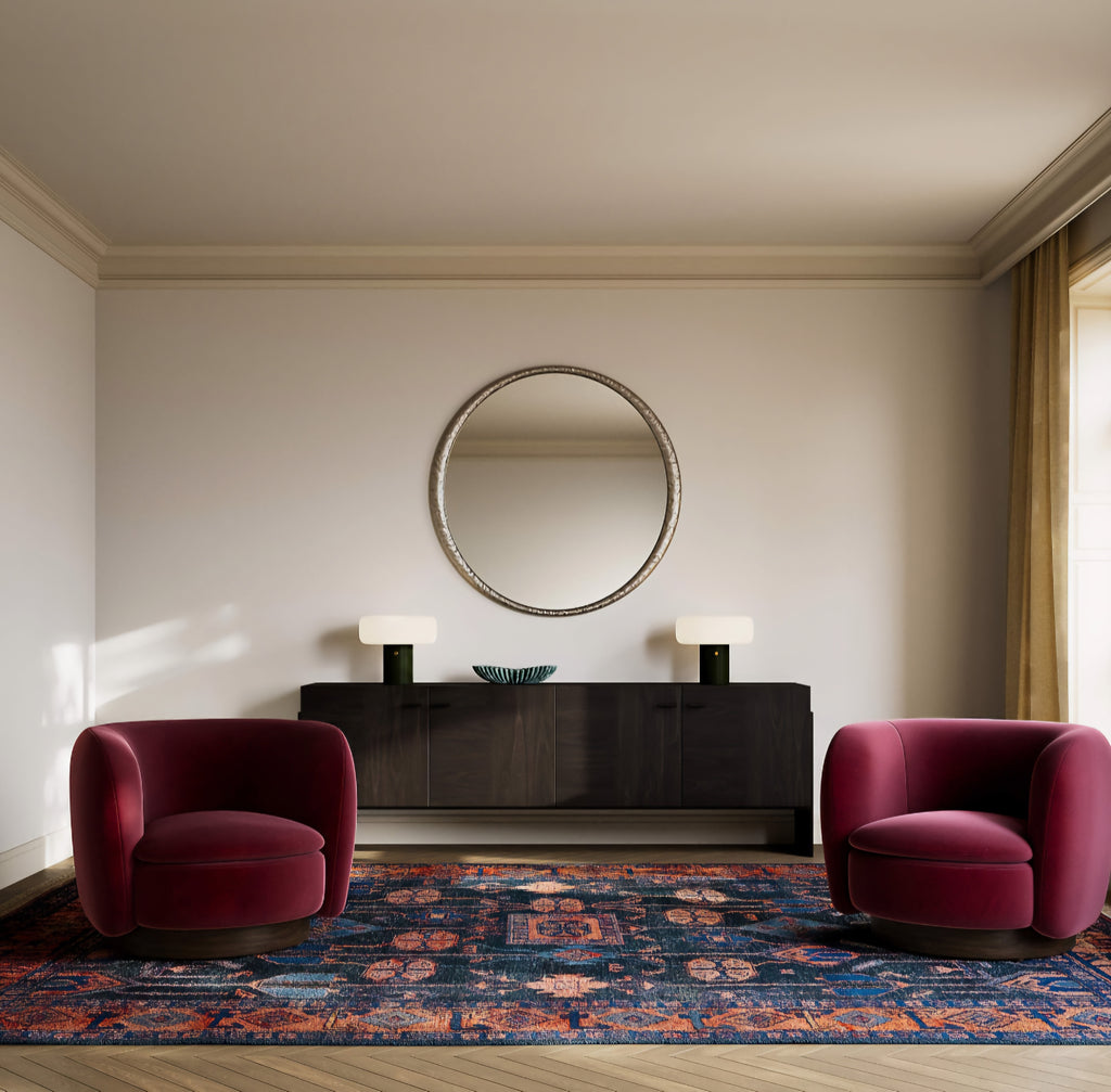 THE ONE × Dante — Dark Wood and Metal Credenza