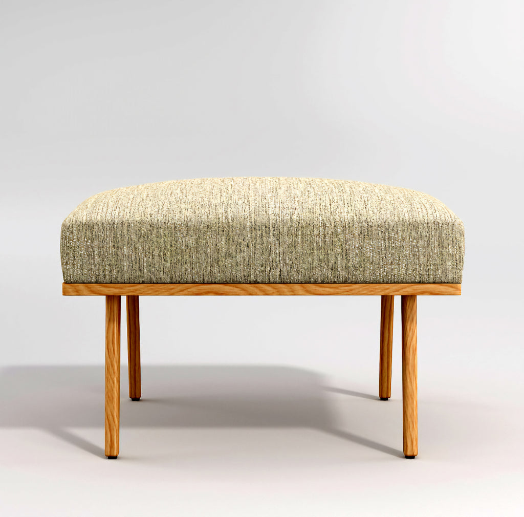 THE ONE × Cavett — Wood Ottoman