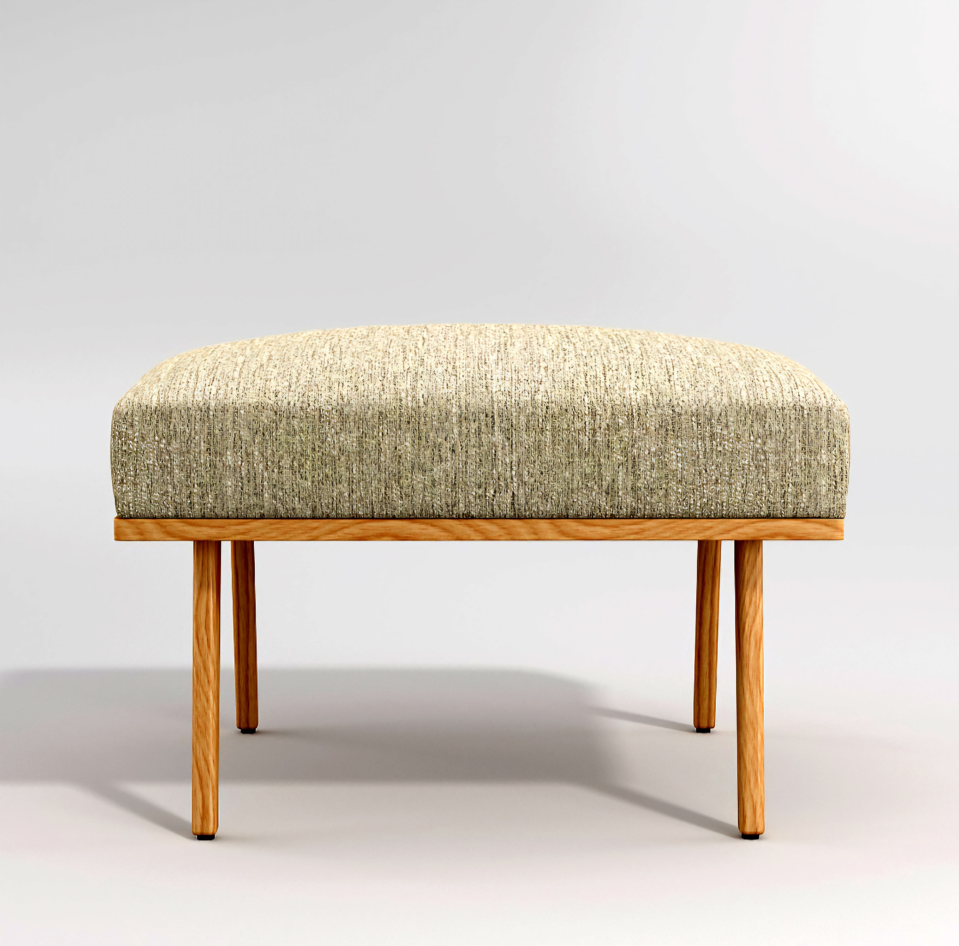 THE ONE × Cavett — Wood Ottoman