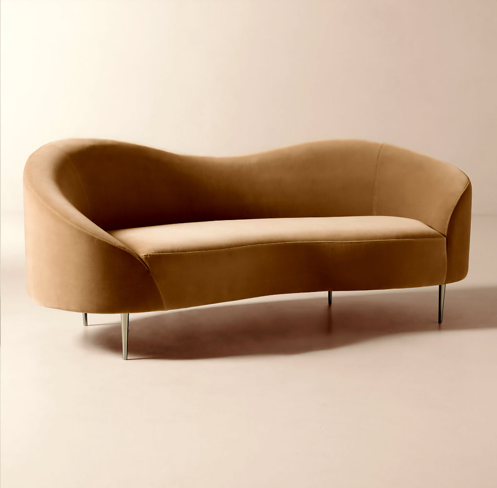 THE ONE × Curvo — White Performance Fabric Sofa by Goop