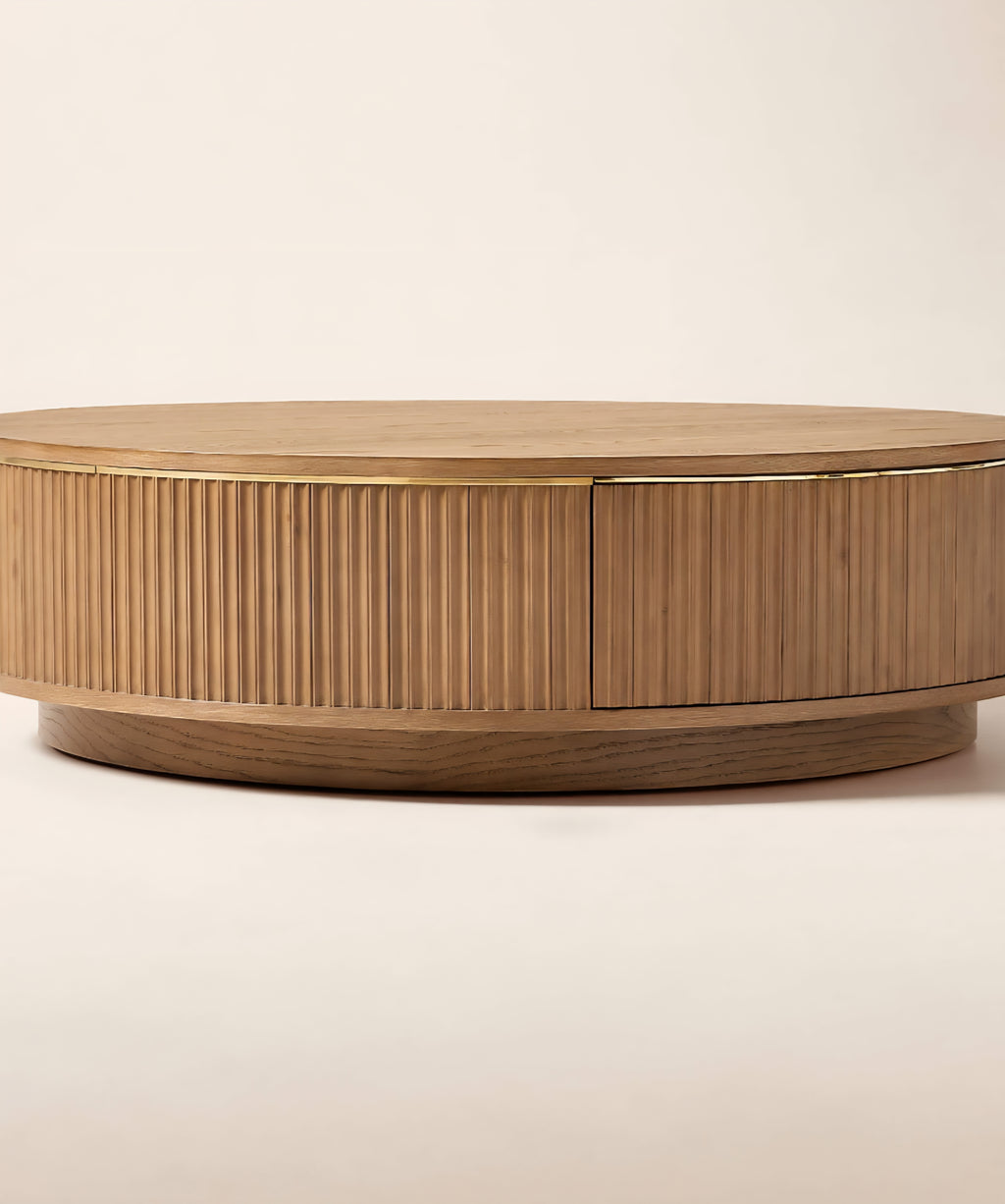 THE ONE × Davison — Fluted Oak Coffee Tables