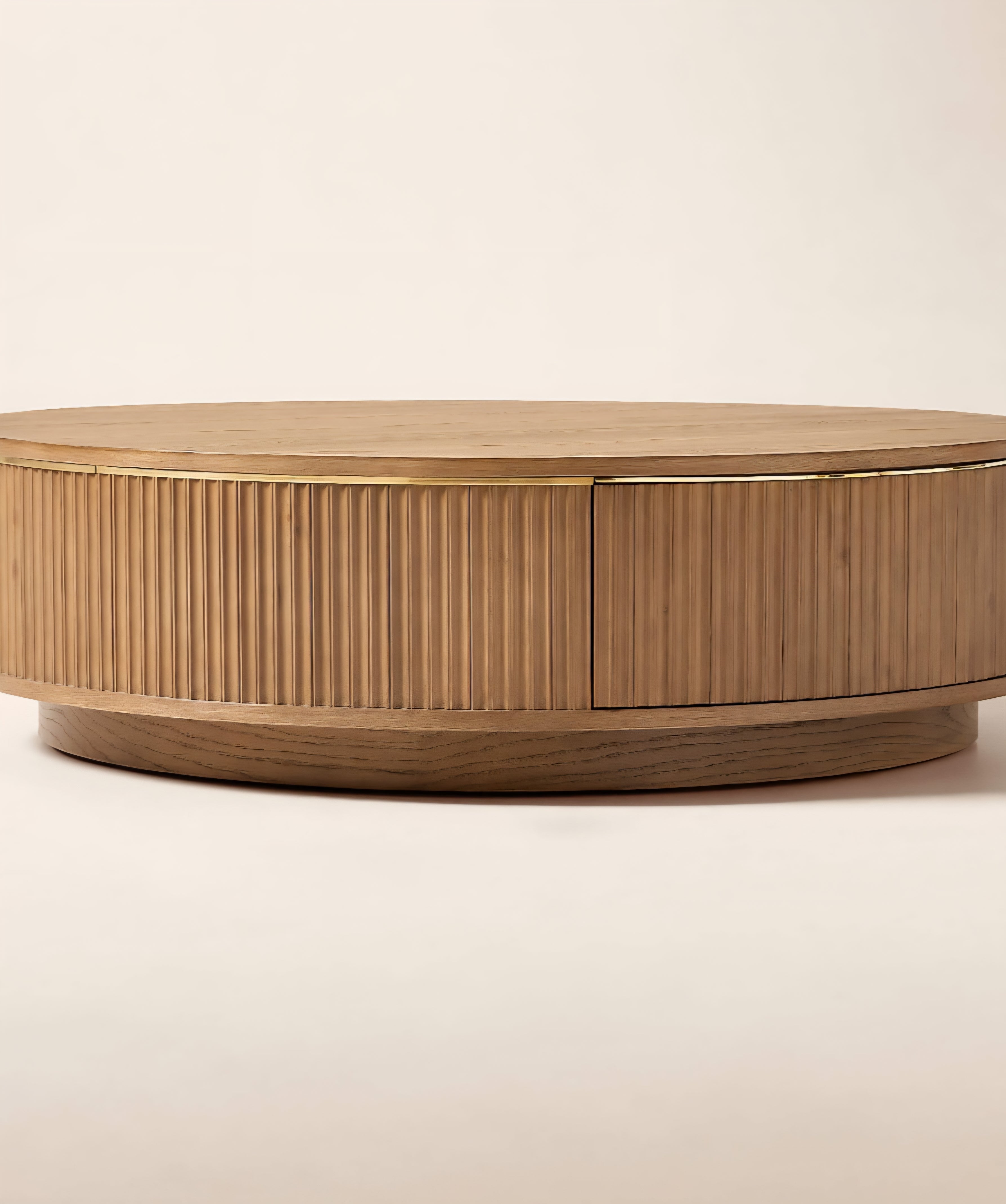 THE ONE × Davison — Fluted Oak Coffee Tables