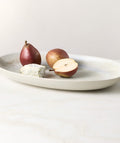 THE ONE × Drift — Oval Black Serving Platter with Reactive Glaze