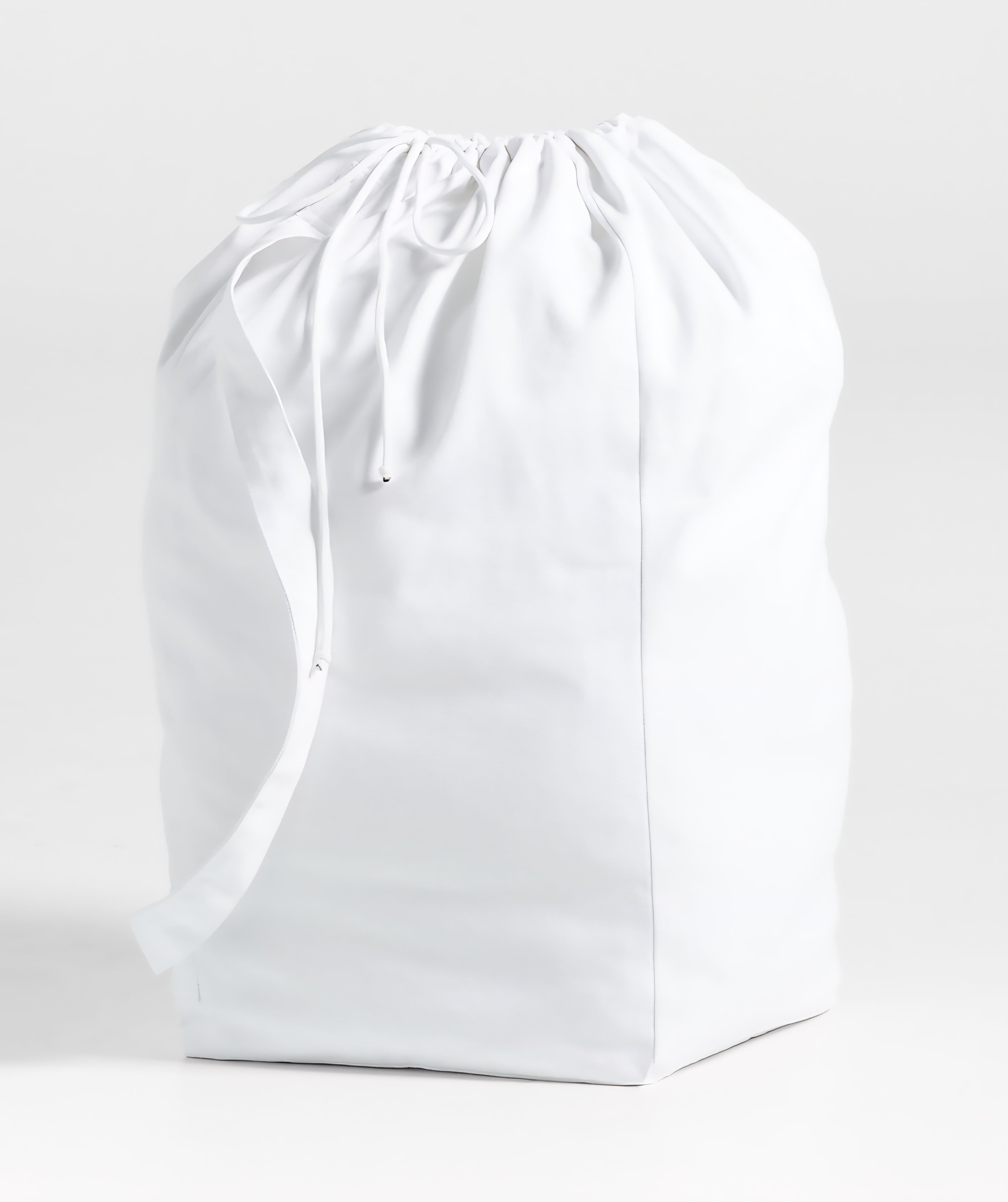 THE ONE × White Canvas Laundry Bag