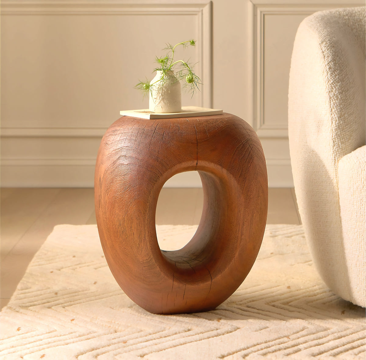 THE ONE × Koa — Marbled Resin Side Table