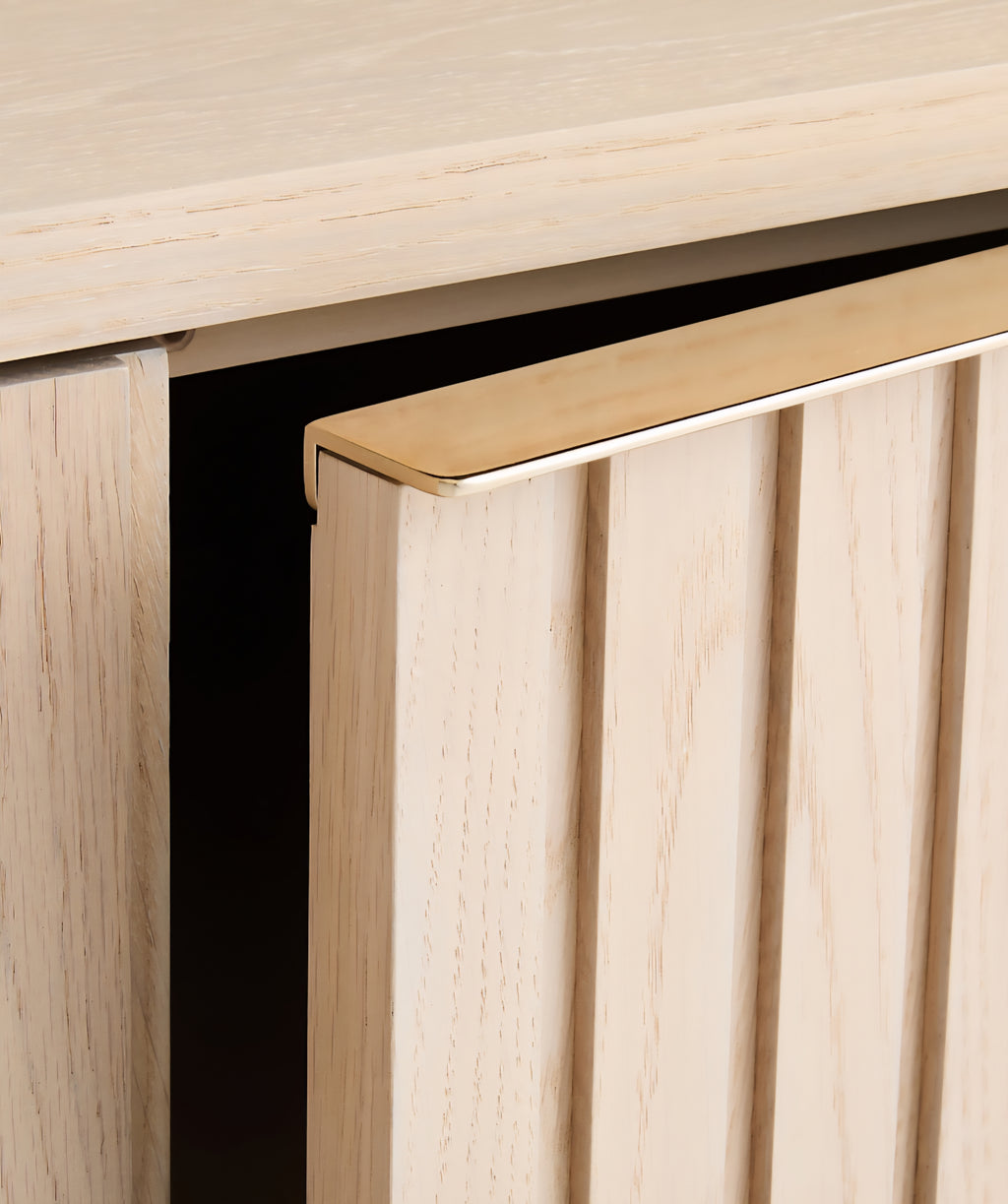 THE ONE × Batten-White Oak Storage Media Console (72")