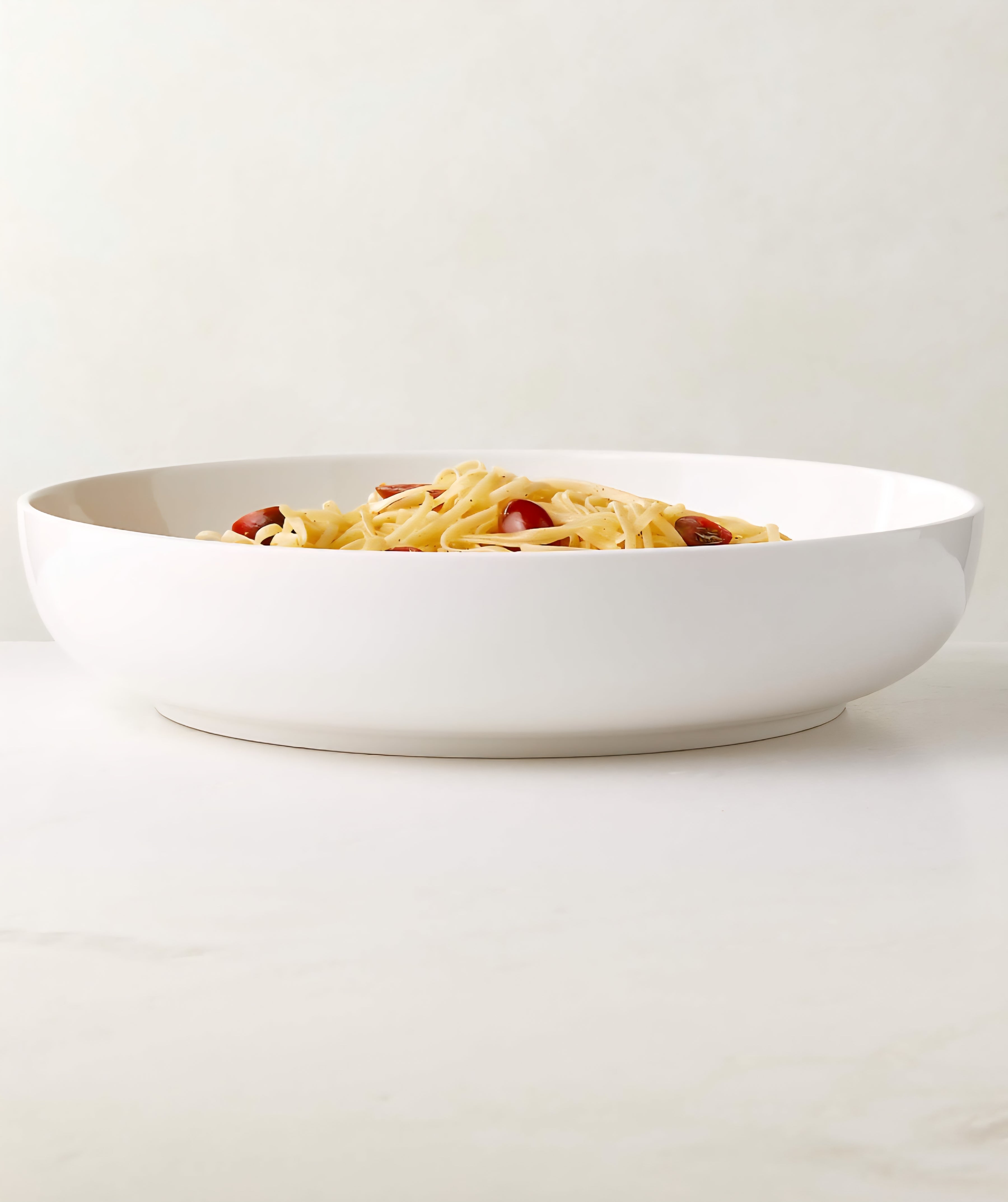 THE ONE × Contact — White Ceramic Serving Bowl